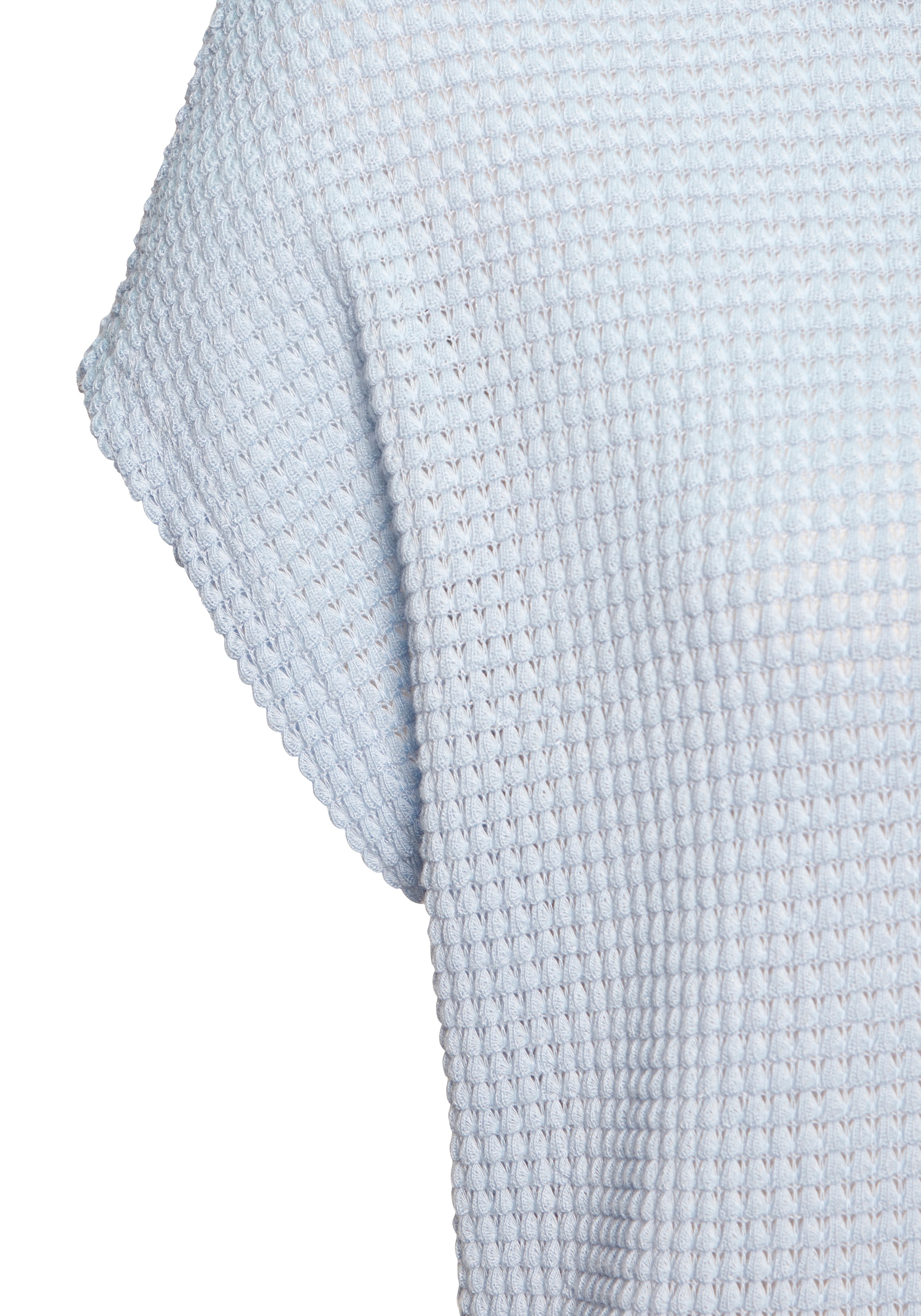 Vivance Kurzarmshirt »aus bügelfreiem Waffelstrick«