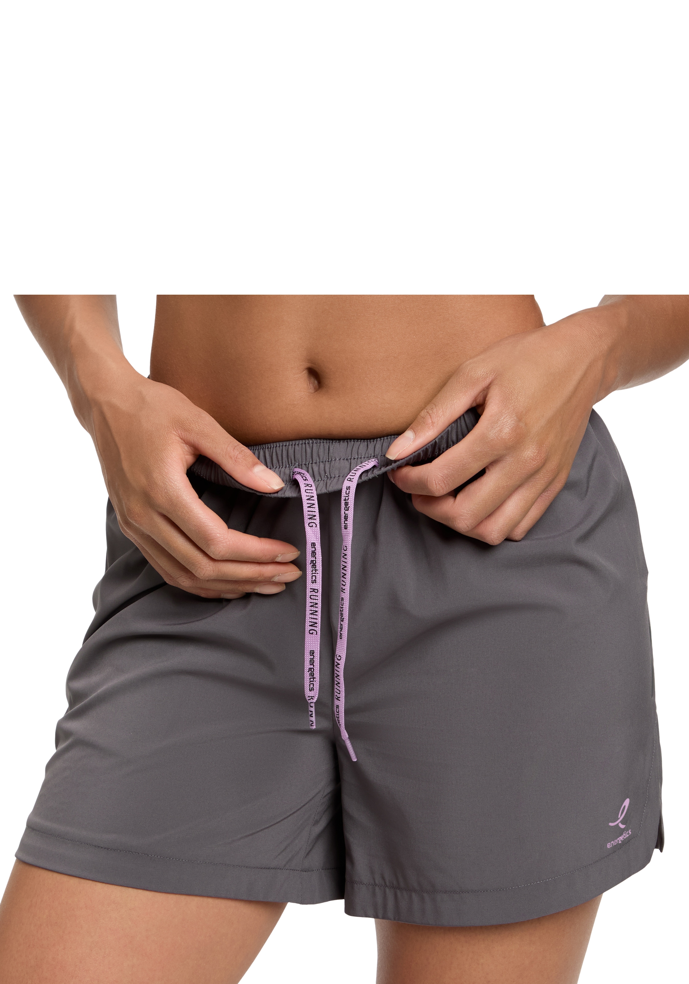 Energetics Laufshorts »DA.-SHORTS CASHORT SLEEVEIA W«  mit Reissverschlusstasche, aus Polyamid und Elasthan, Regular Fit