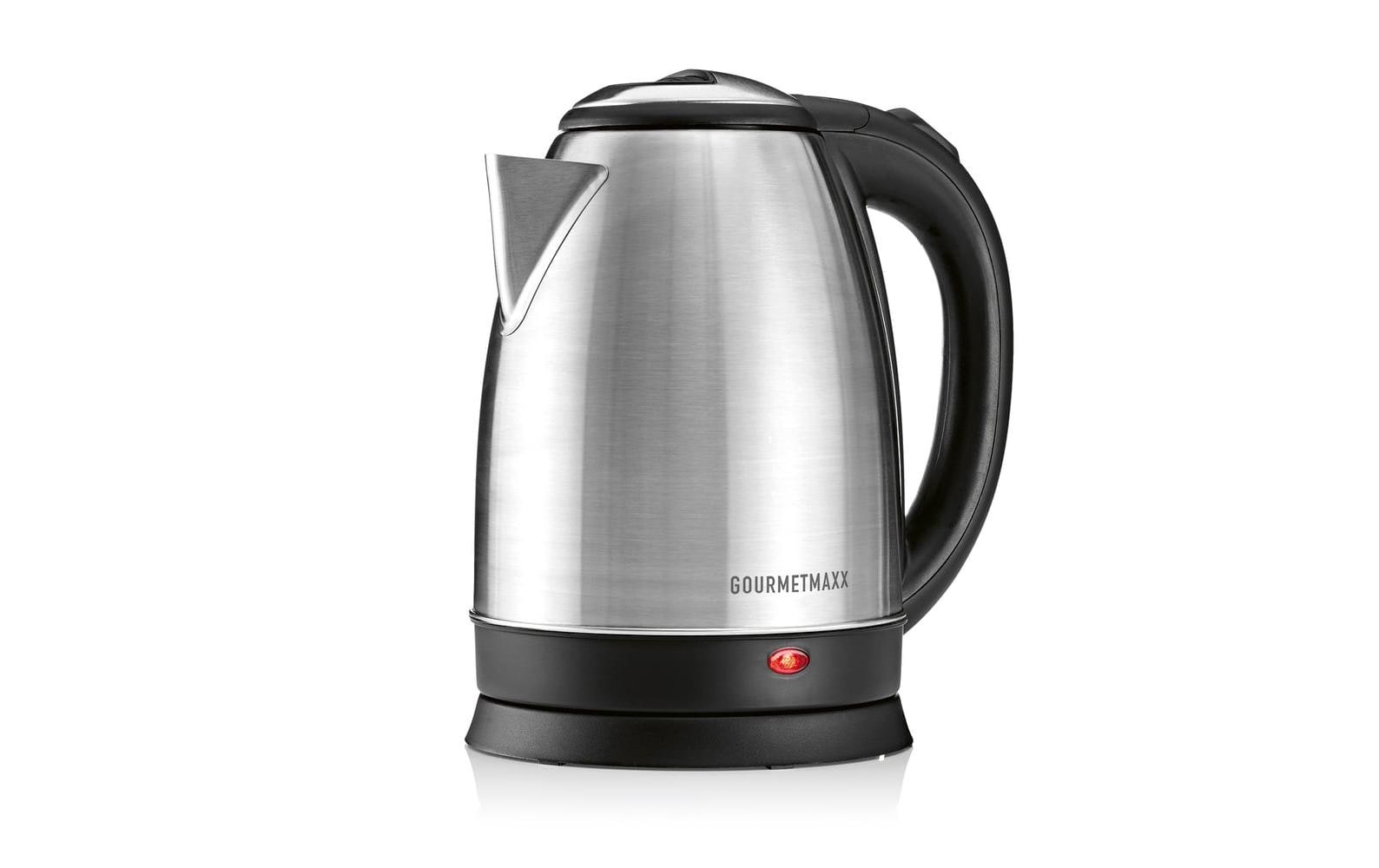 GOURMETmaxx Chauffe-eau »Wasserkocher 30388 1.8 l, Schwarz/Edelstahl«