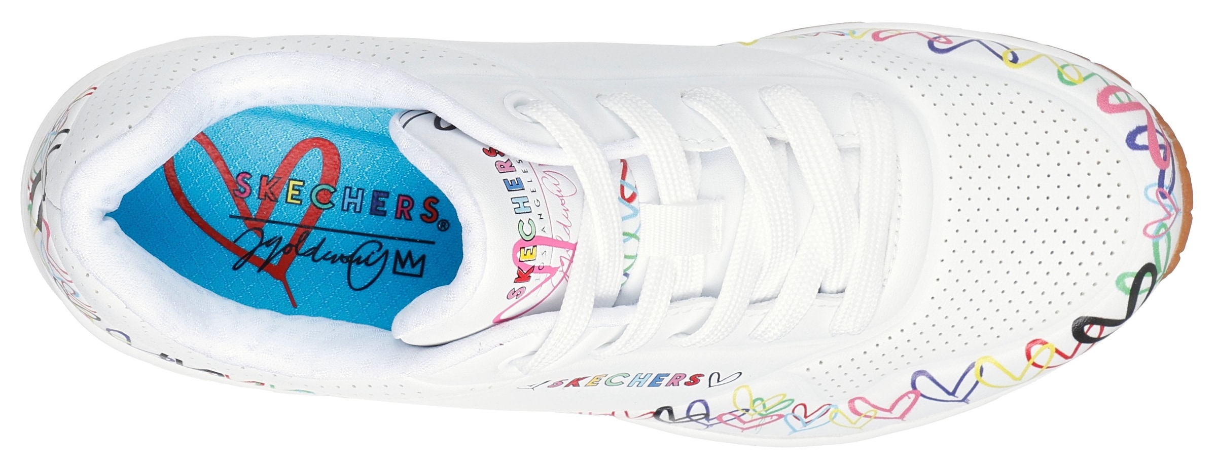 Skechers Sneakers »UNO«  , Keilsneaker, Plateausneaker mit bedruckter Sohle