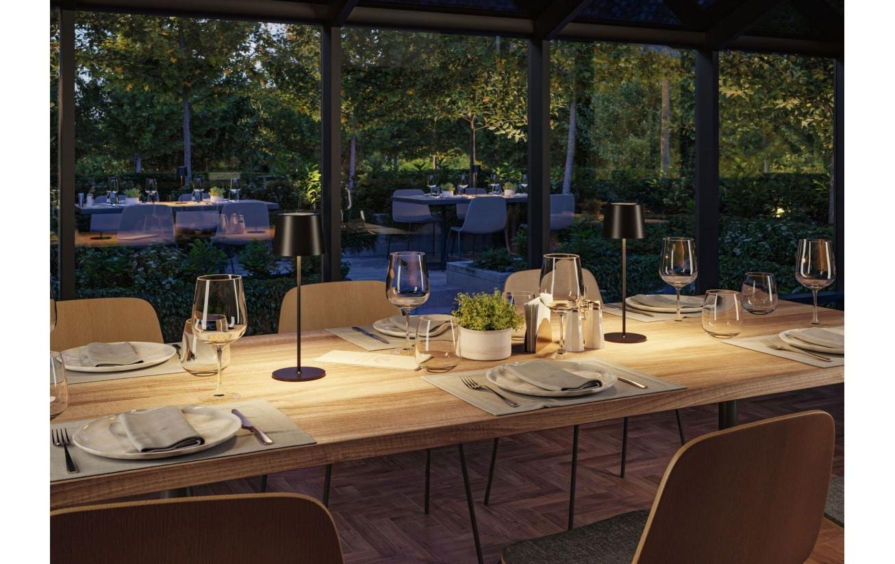 Paulmann LED Aussen-Tischleuchte »Akkuleuchte Gilo IP44 dimmbar« 1 Stk. Warmweiss