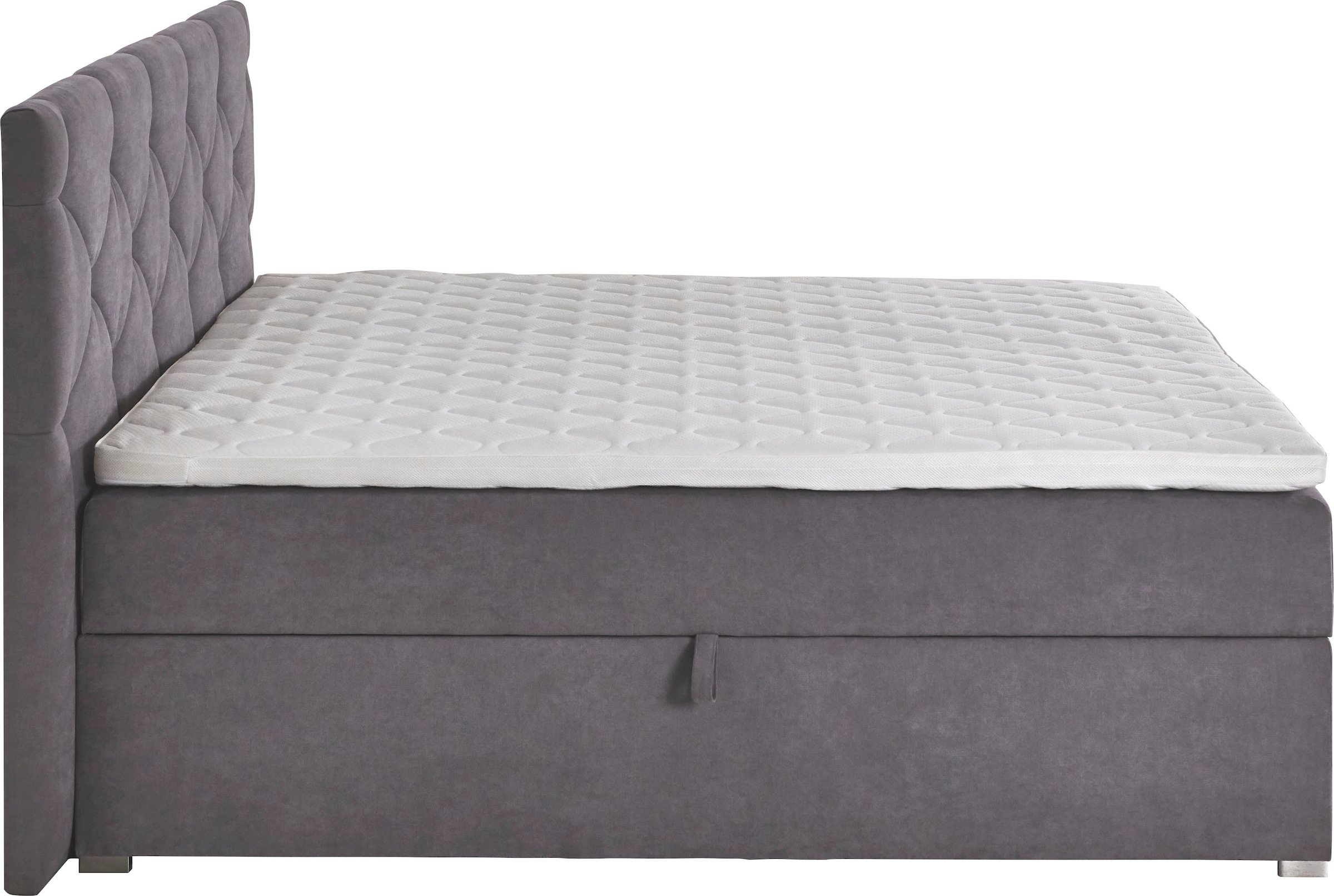 ATLANTIC home collection Boxbett »Meike« mit XXL-Bettkasten und Topper