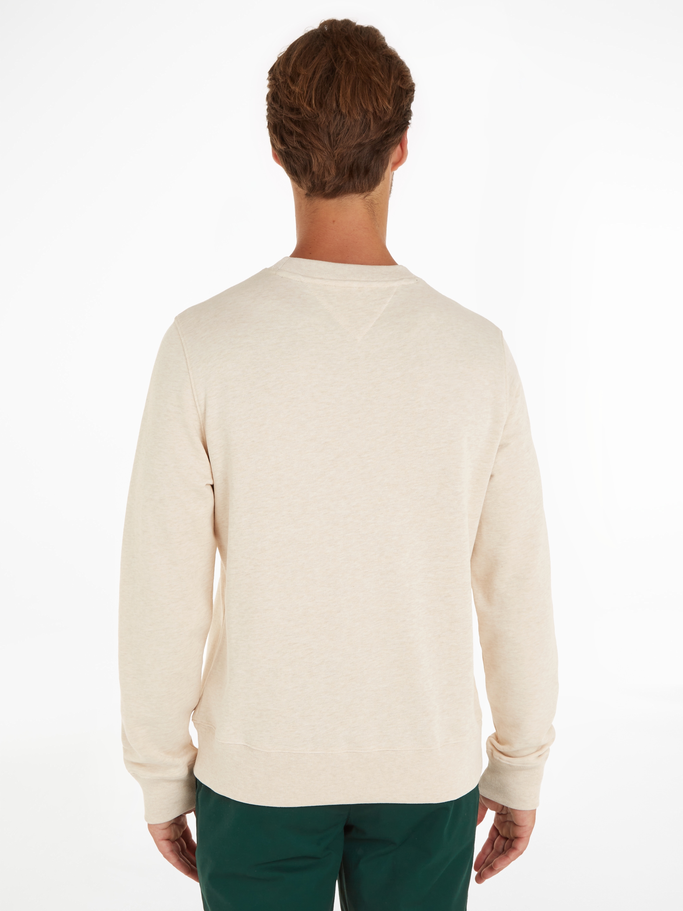 Tommy Hilfiger Sweatshirt »HILFIGER ARCHED HTR SWEATSHIRT«, mit gebrochenem Print
