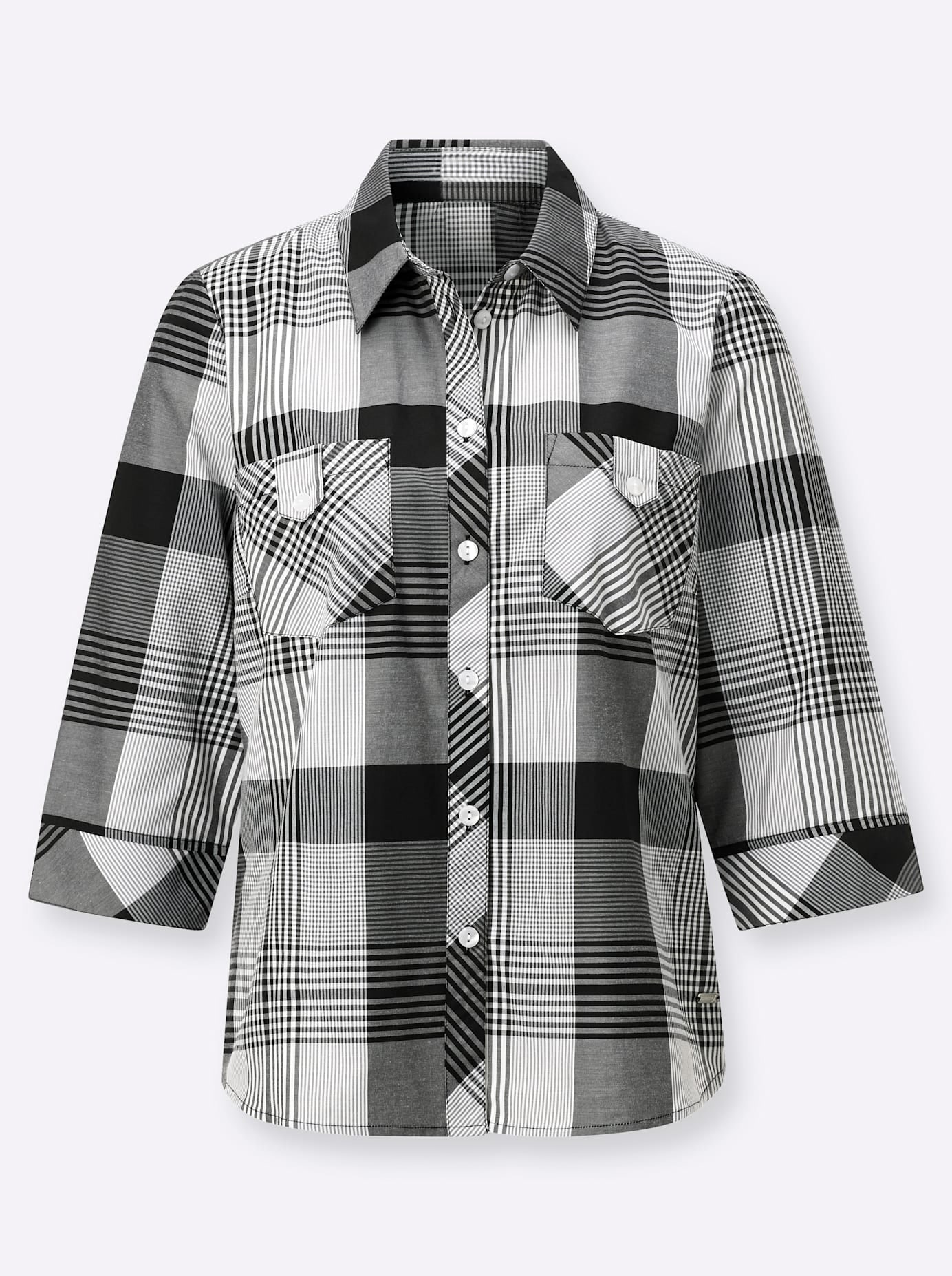 Casual Looks Blouse à carreaux