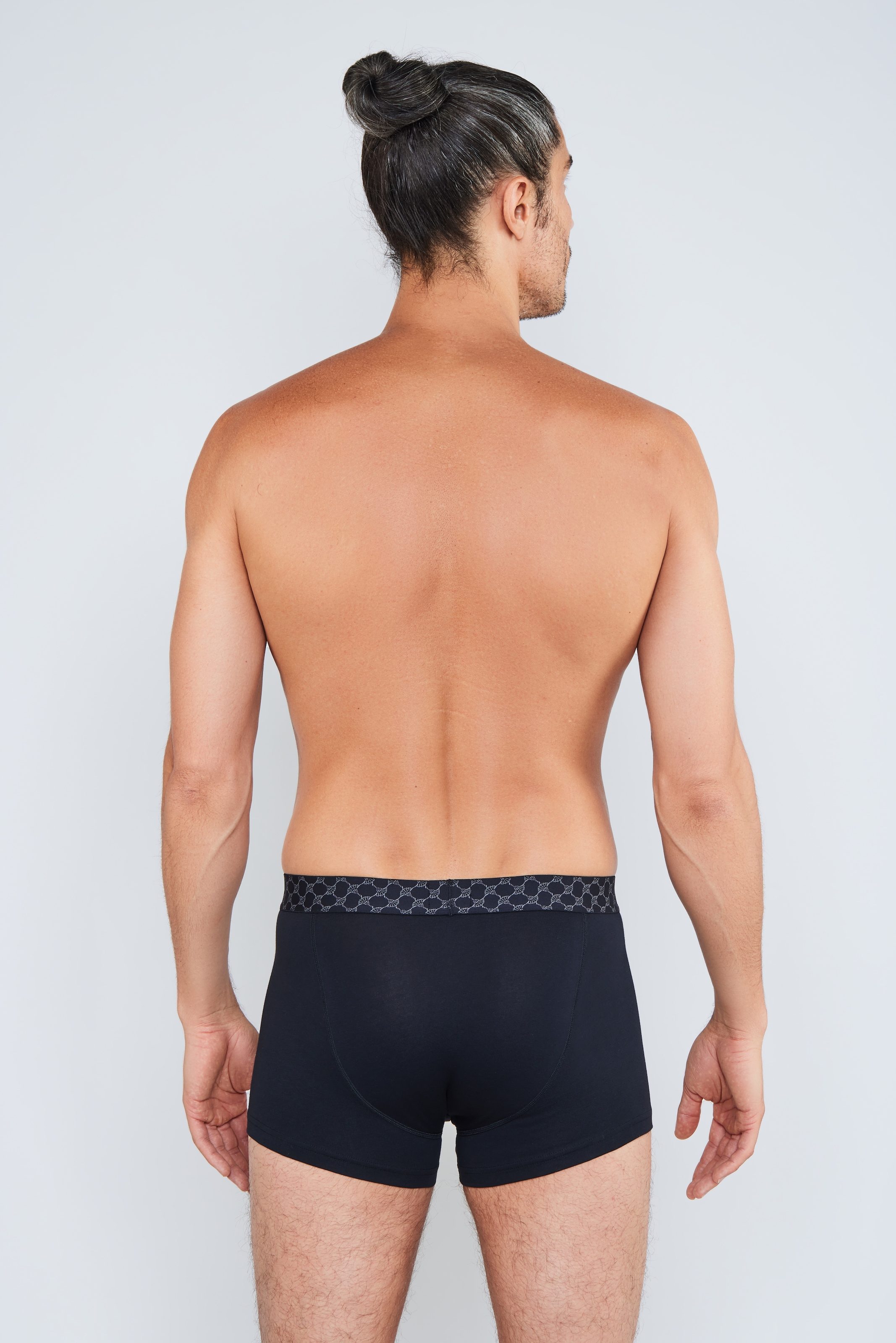 JOOP! Boxershorts »Everyday«, Baumwoll-Mix, Cornflower-Design-Bund, elastisch, ohne Eingriff