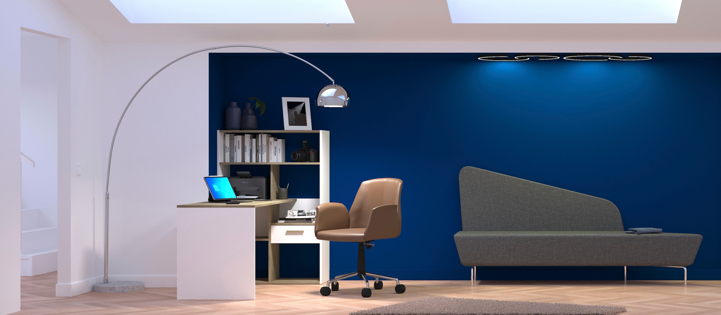 Demeyere GROUP Schreibtisch »Strate« Schreibtisch Regal 1 Schublade