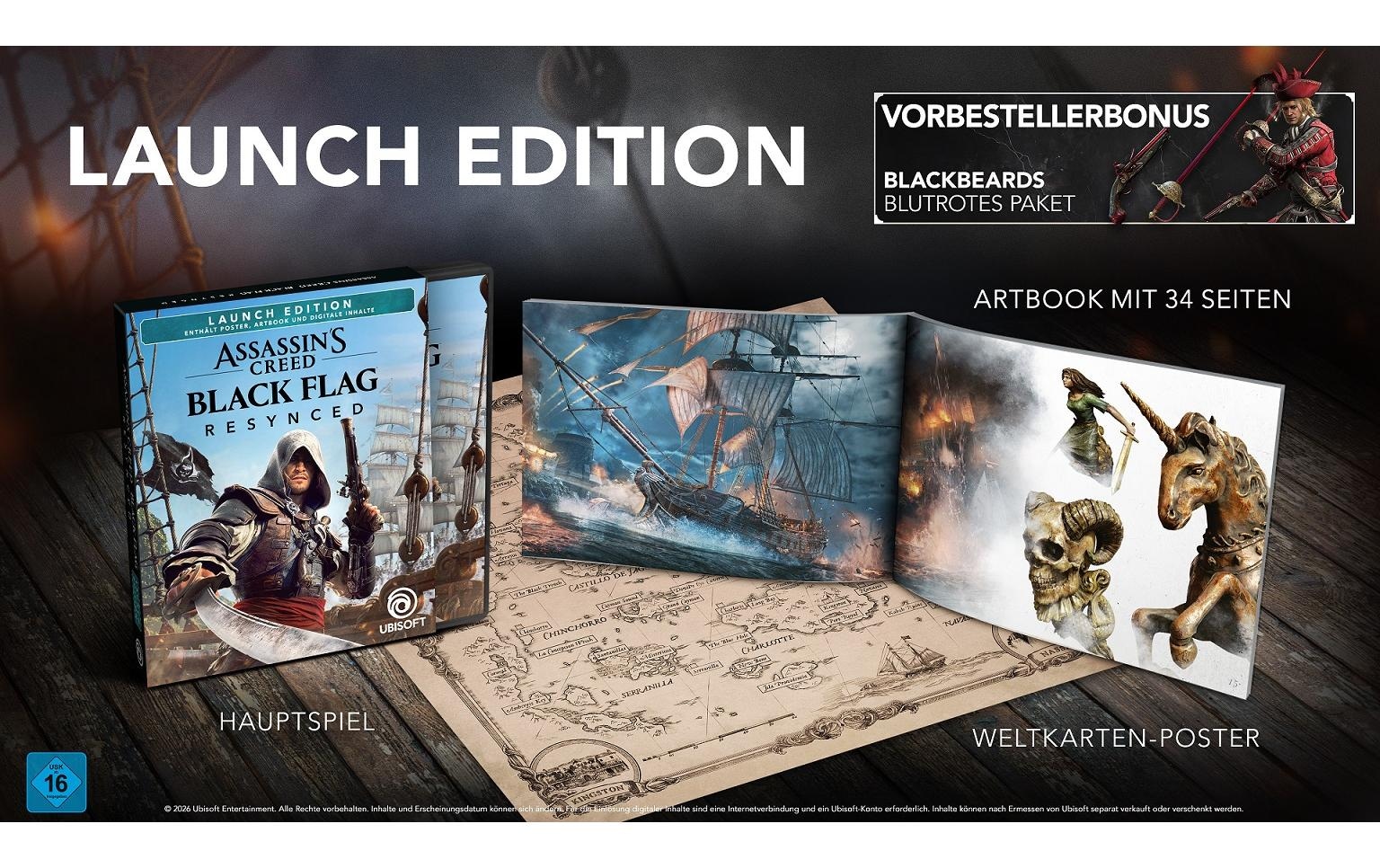 UBISOFT Spielesoftware »Assassin's Creed: Black Flag Resyn. – L. Ed. (Box)« Xbox Series X