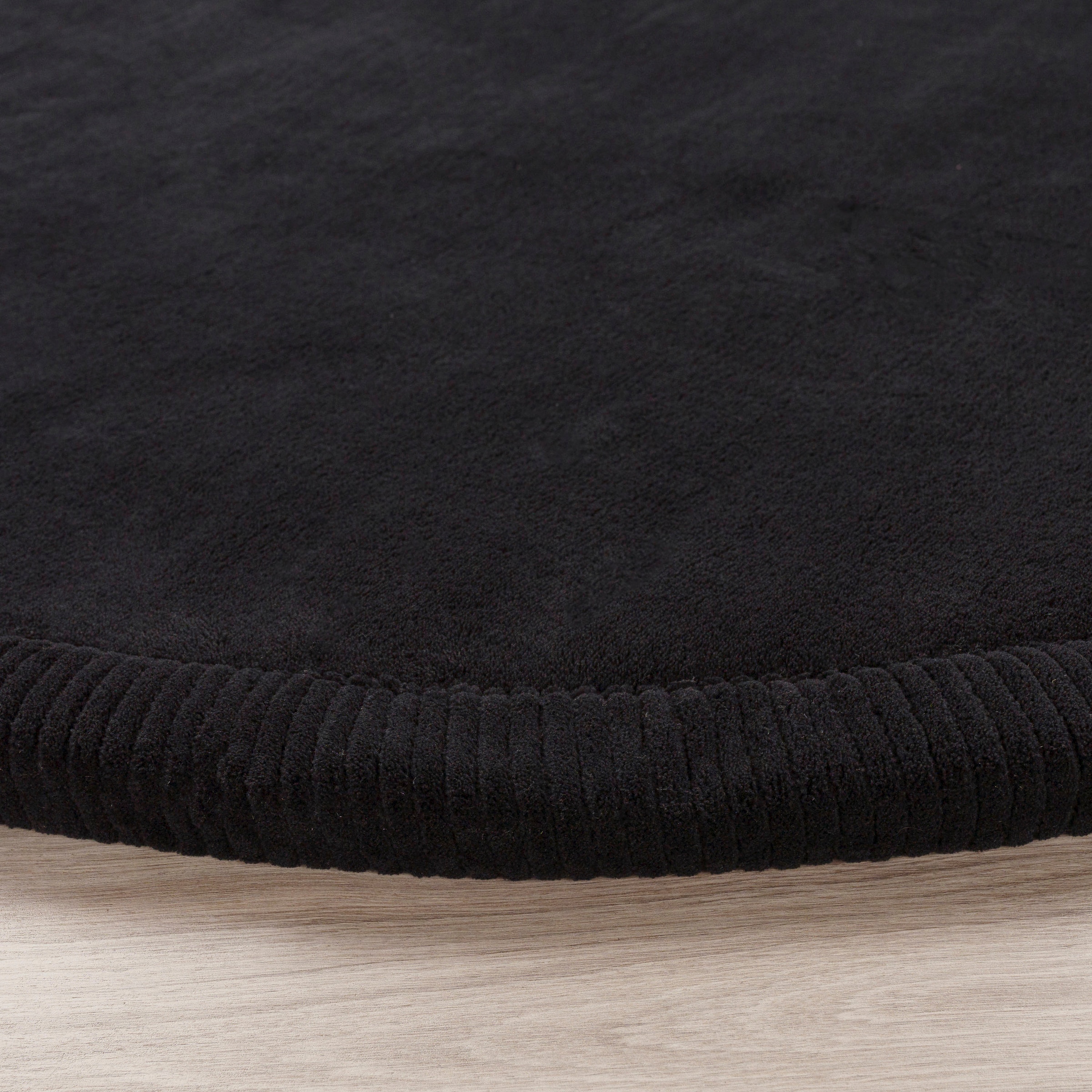 Paco Home Teppich »Tatami 475« rund 24 mm Höhe Kurzflor, Uni Farben, mit Memory Foam, waschbar