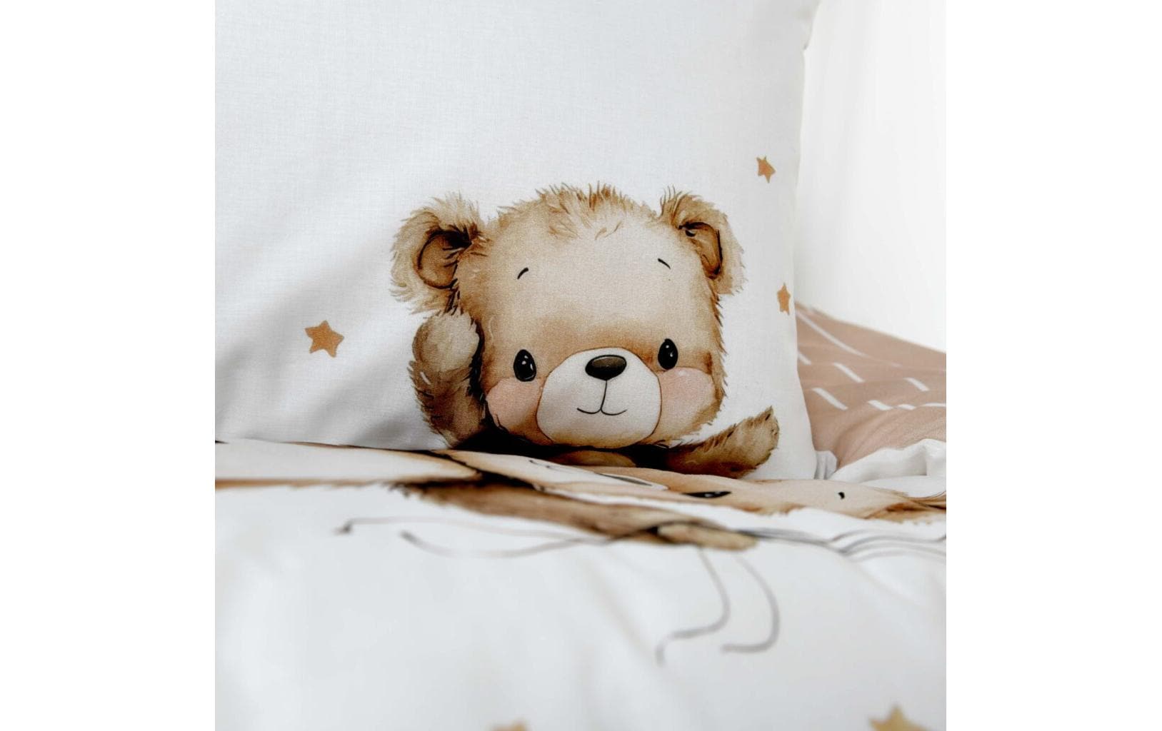 Herding Kinderbettwäsche »Ballon Teddy« 2 Wendebettwäsche