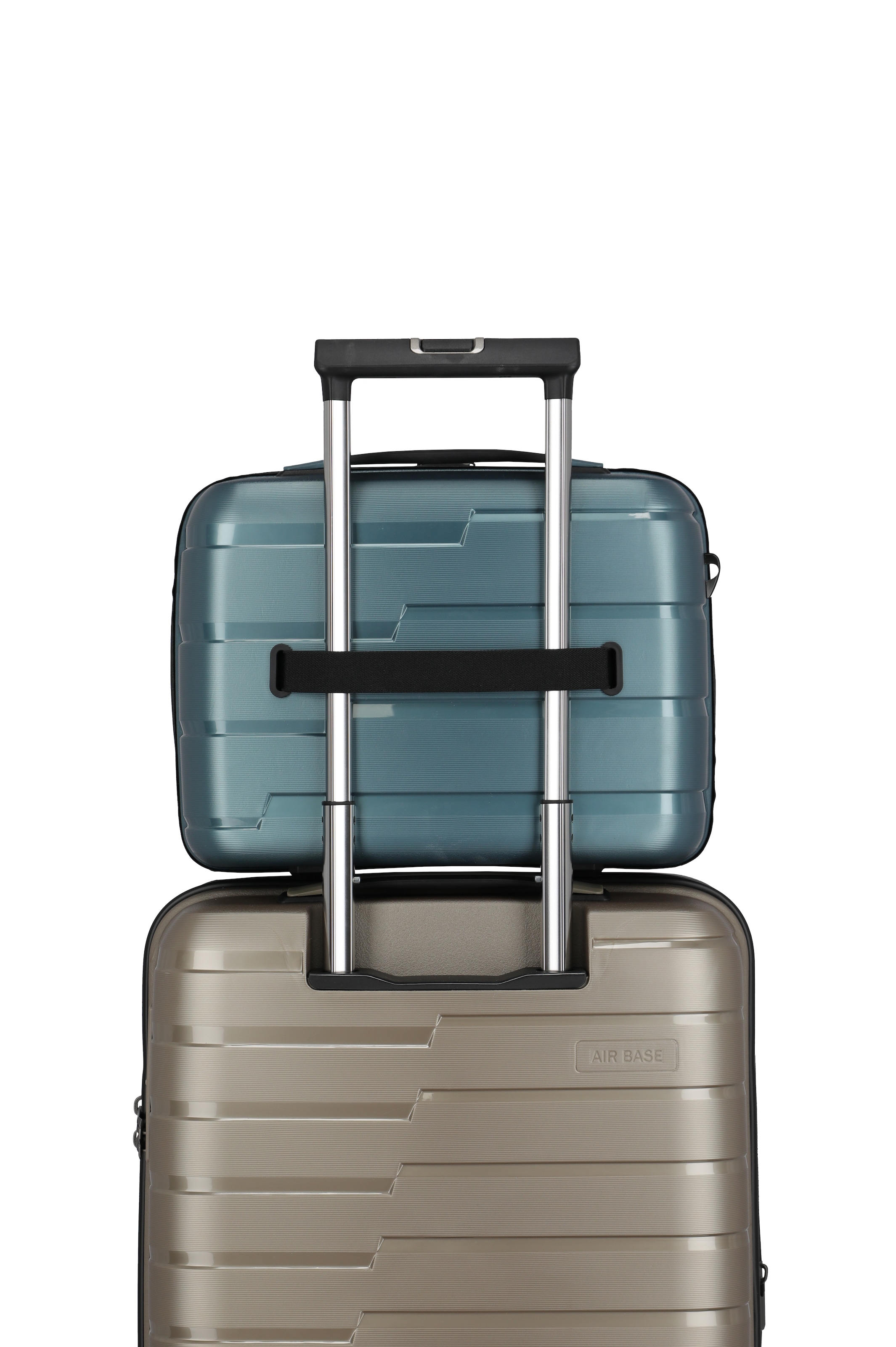 travelite Trousse de beauté »AIR BASE Kosmetikkoffer Hartschale« avec serrure TSA et fonction d’emboîtement – robuste et léger