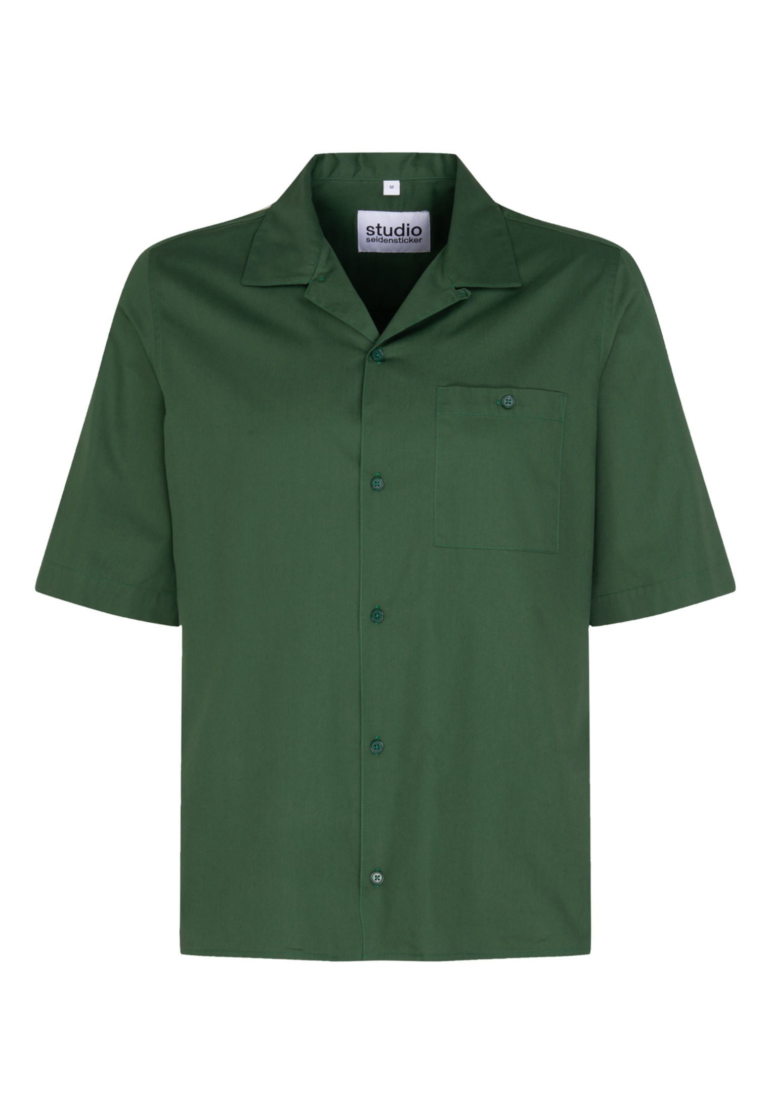 studio seidensticker Kurzarmhemd »Studio« Regular Kurzarm Reverskragen Uni