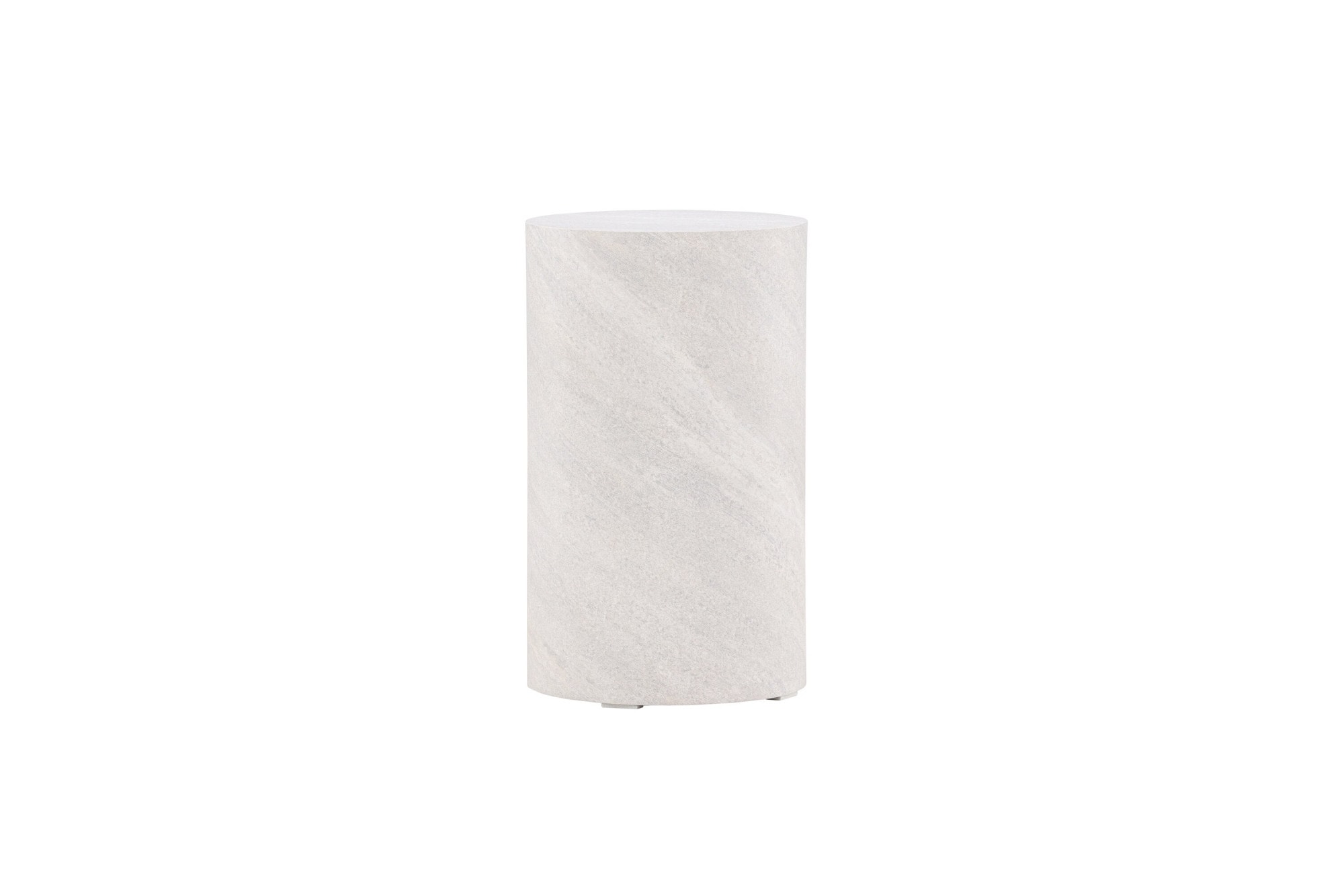 Venture Home Table d'appoint »York, runder Beistelltisch Ø 30 × 50 cm in moderner Betonoptik« table d'appoint, MDF, ronde, compacte, aspect béton, discrète