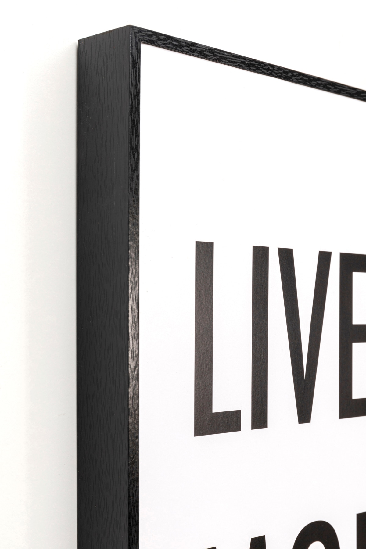 Kare Design Bild mit Rahmen »Gerahmtes Bild Big Live More« Set, 2, 2 Stk. tlg.