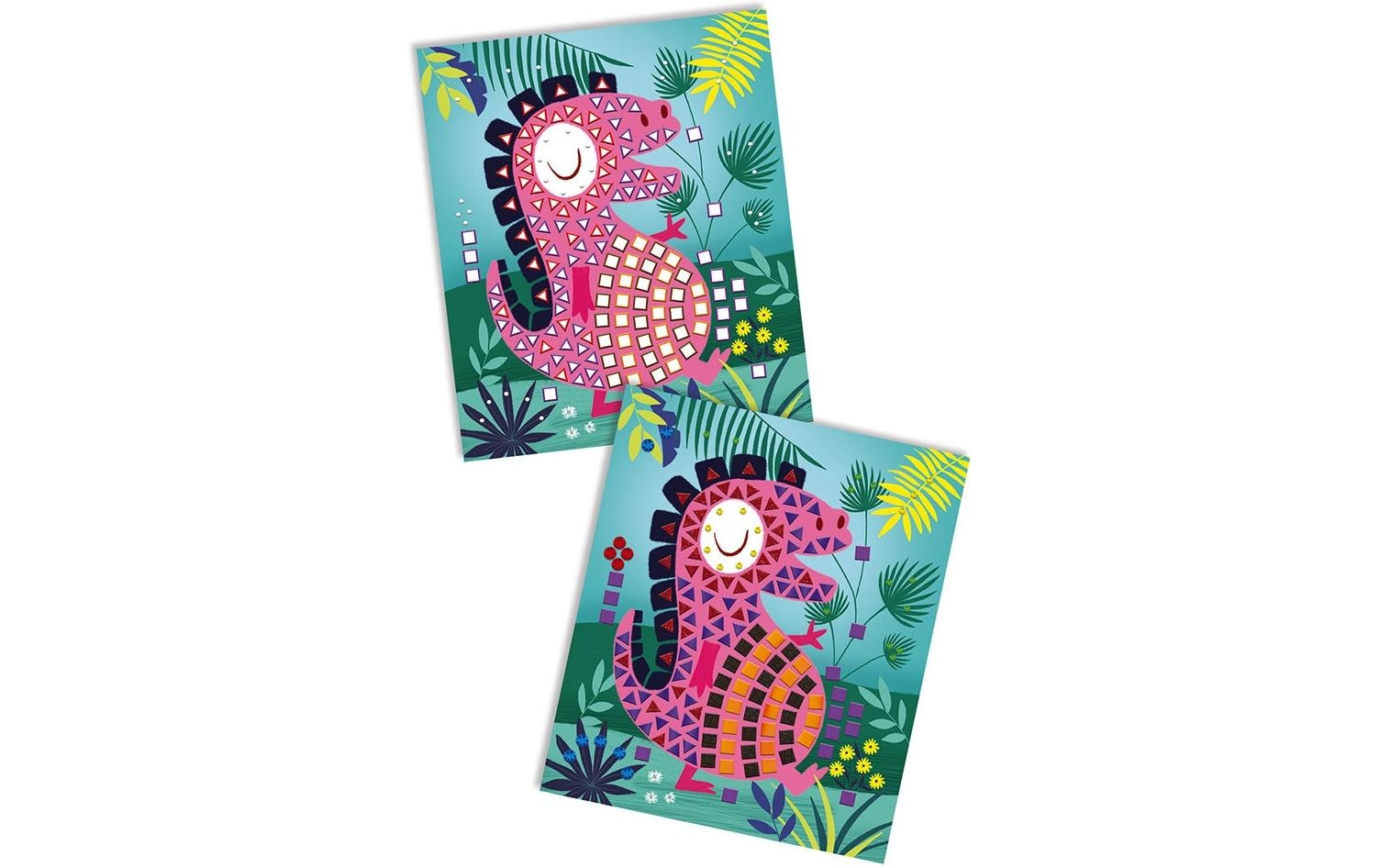 Janod Set créatif »Bastelset Dinosaurier Mosaik«