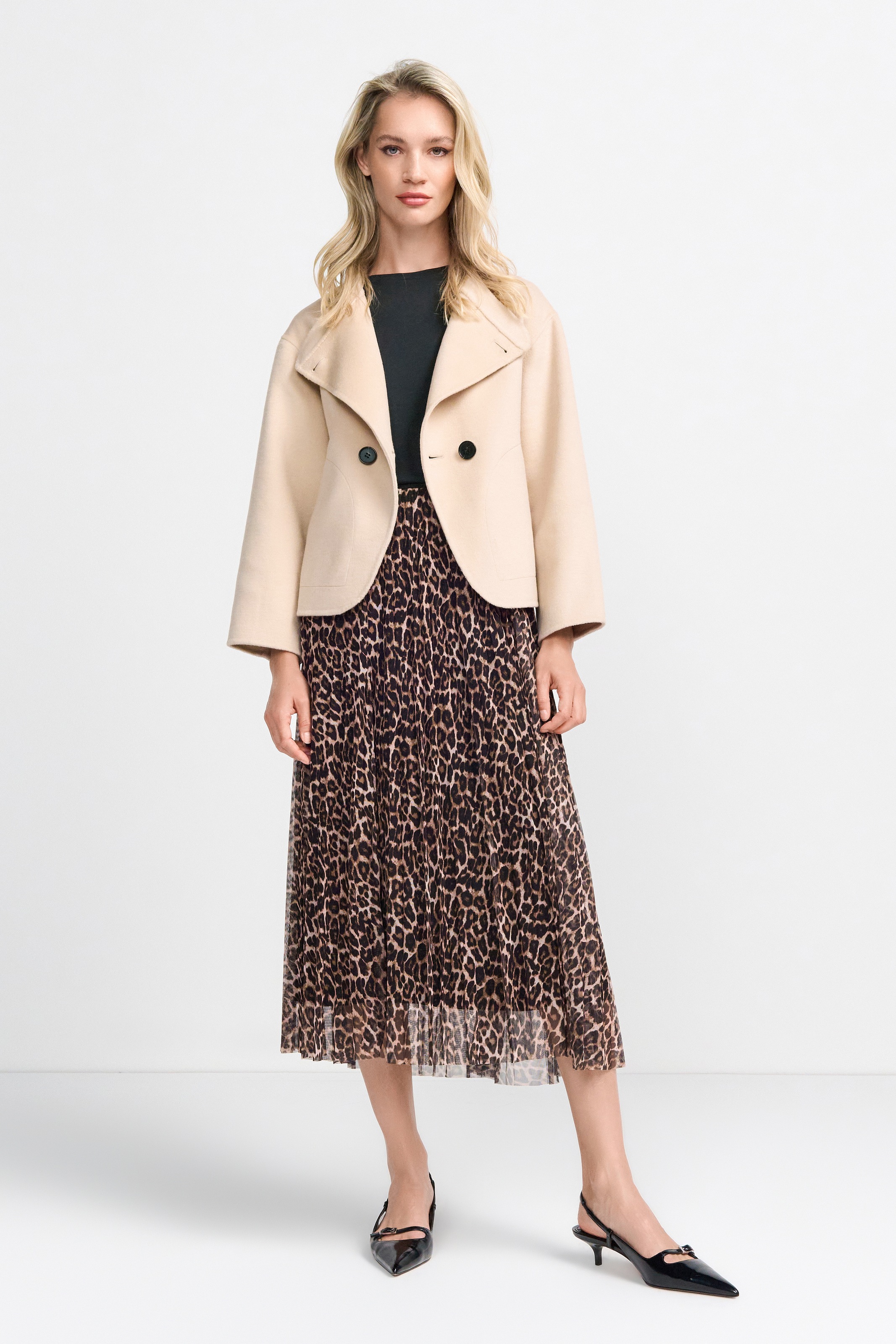 RICHROYAL Jupe en maille Mit elatischem Gummibund