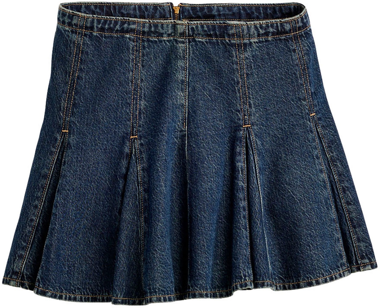 Levi's® Jupe midi »GODET MINI SKIRT« Denim-Faltenrock