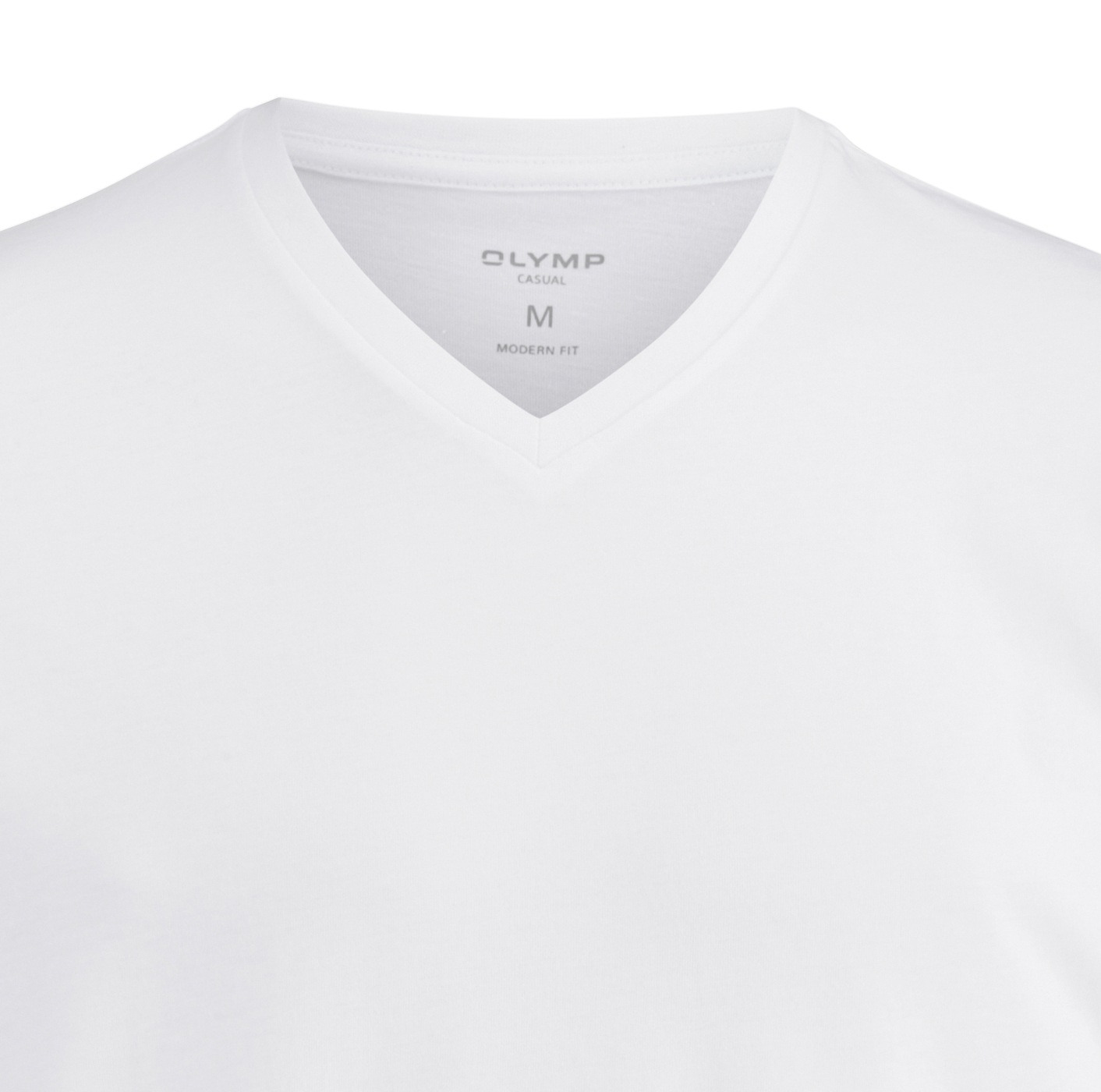 OLYMP T-shirt Packung, 3er, 3 cuis tlg. V-Ausschnitt, modern fit, reine Baumwolle