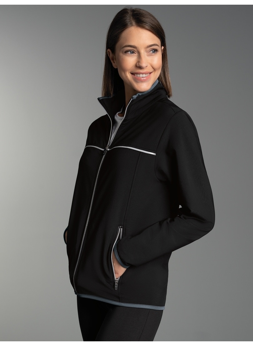 Trigema »TRIGEMA Praktische Sportjacke aus Microfaser« 1 Stk. tlg.