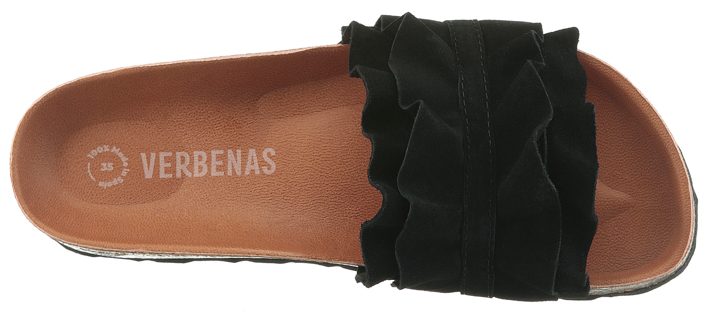 VERBENAS »Rocio Roda«  Sommerschuh, Flat mit geschwungenen Laschenstoff