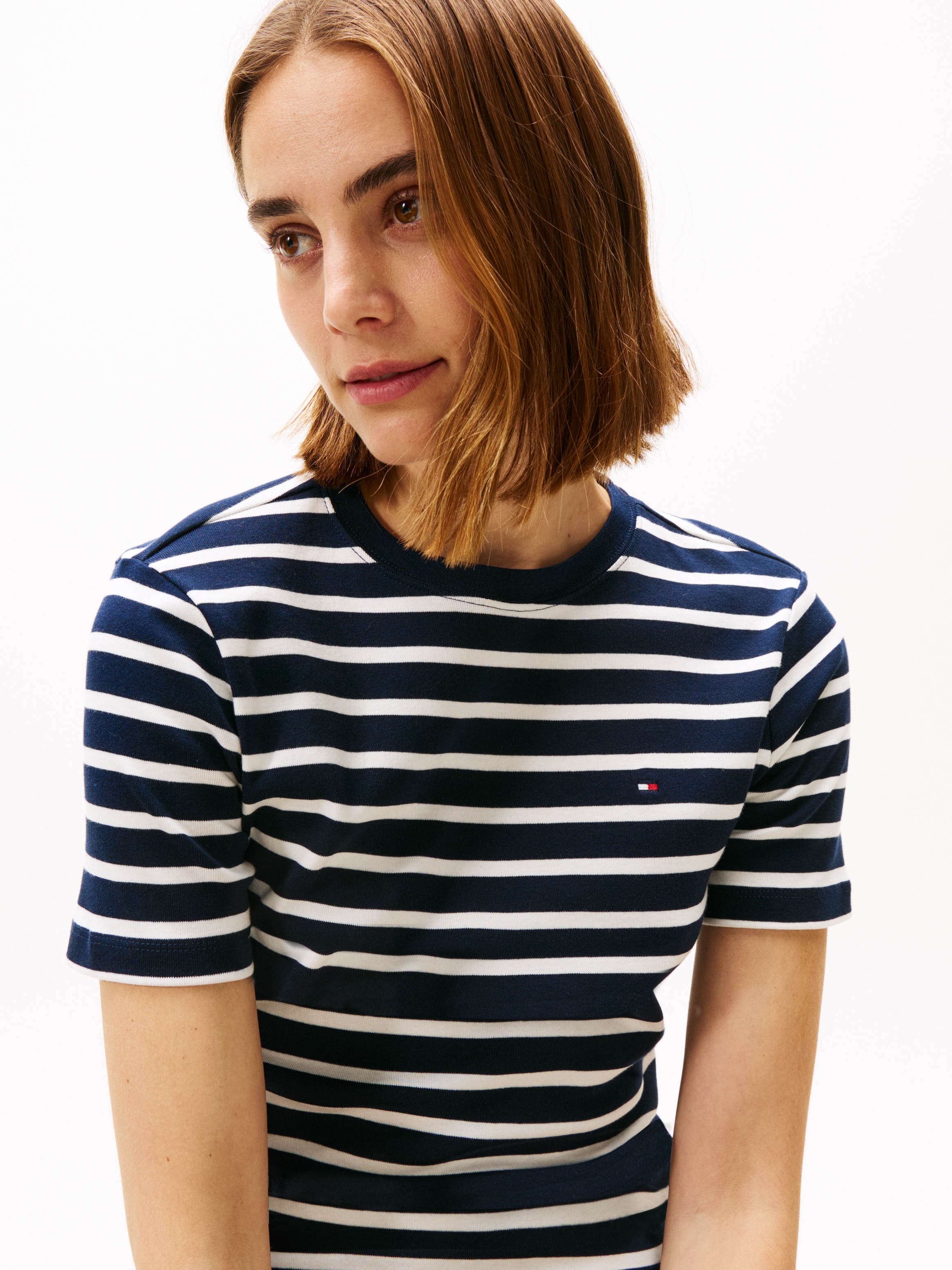 Tommy Hilfiger T-Shirt »SLIM CODY C-NK SS« Baumwolle, slim fit