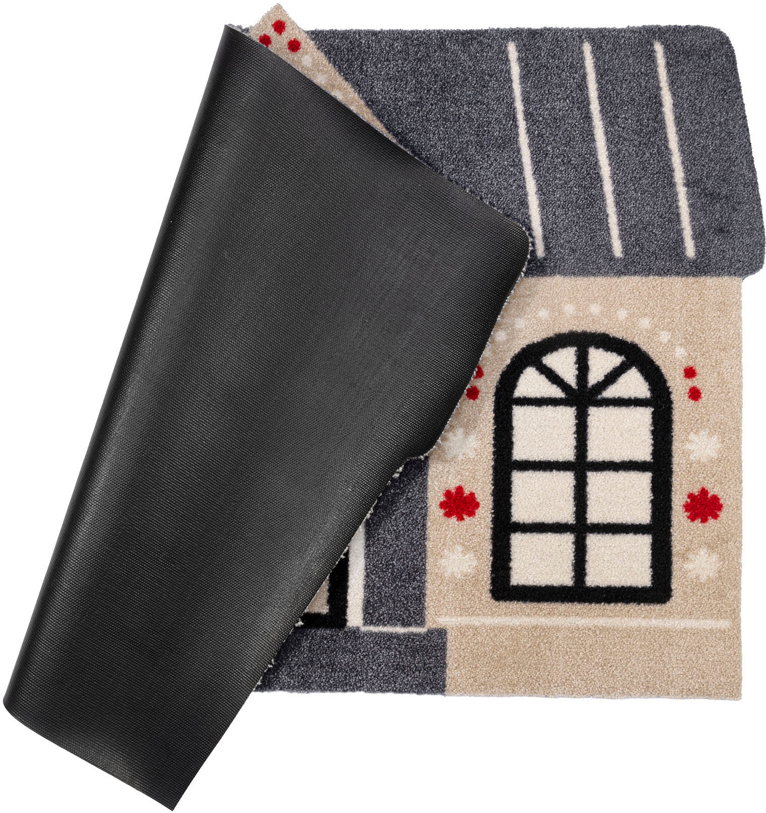 wash+dry by Kleen-Tex Fussmatte »Cozy Cabin« rechteckig 9 mm Höhe