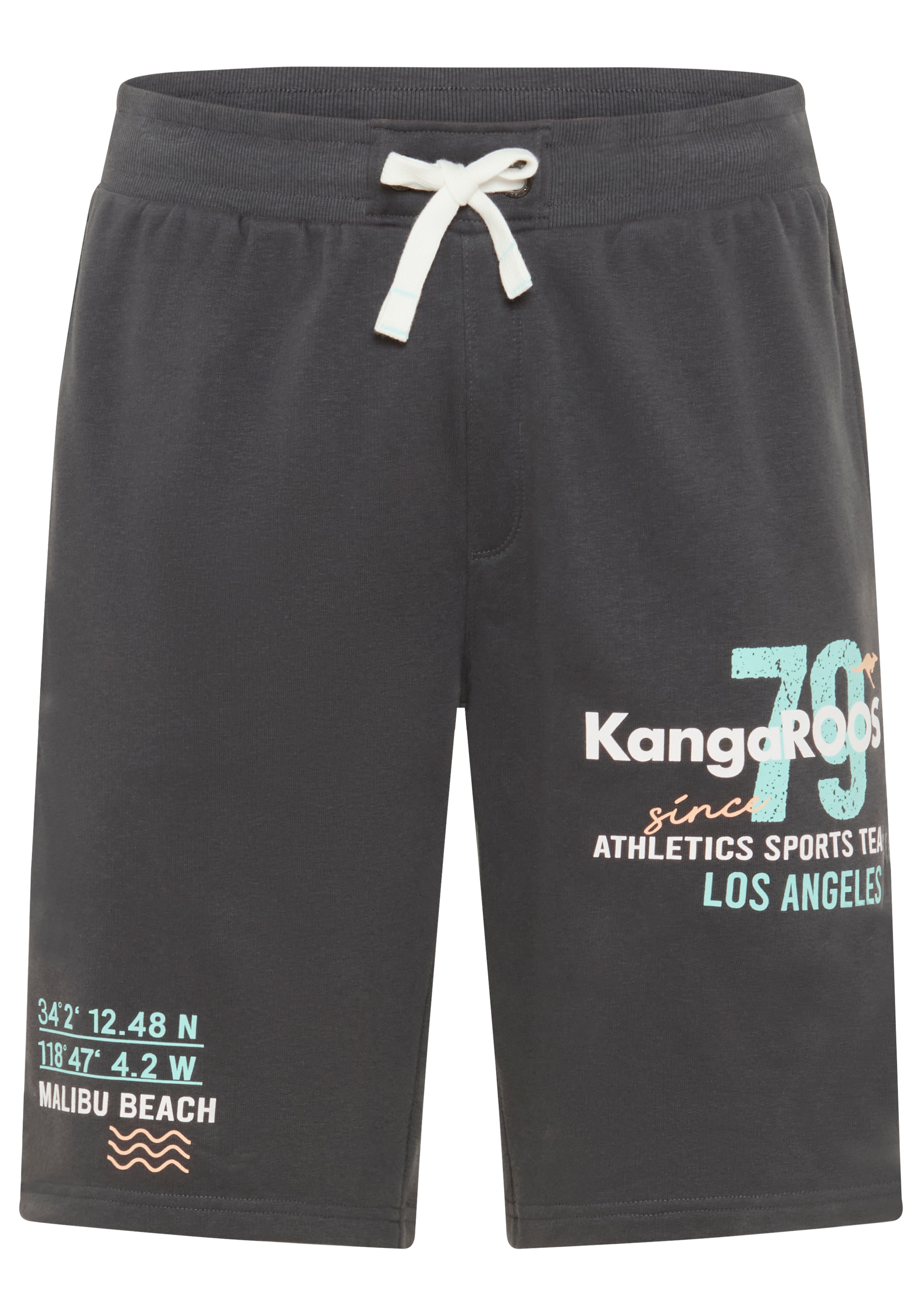 KangaROOS Sweatshorts  mit elastischem Bund, mit Kordelzug am Bund, auch in grossen Grössen