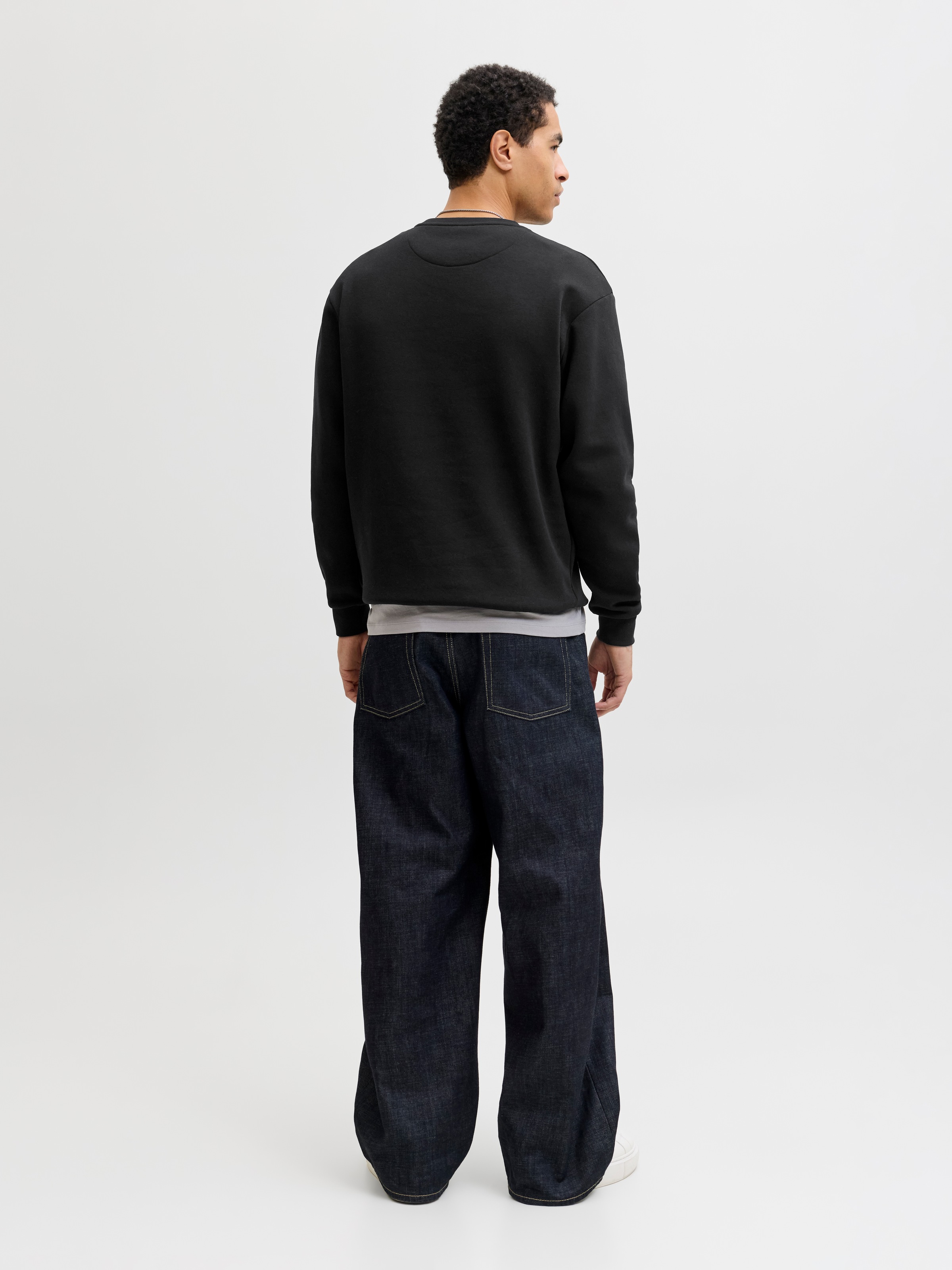 Jack & Jones »JJEBRADLEY  mit Rippbündchen für Alltag und Freizeit«, Materialmix, relaxed fit
