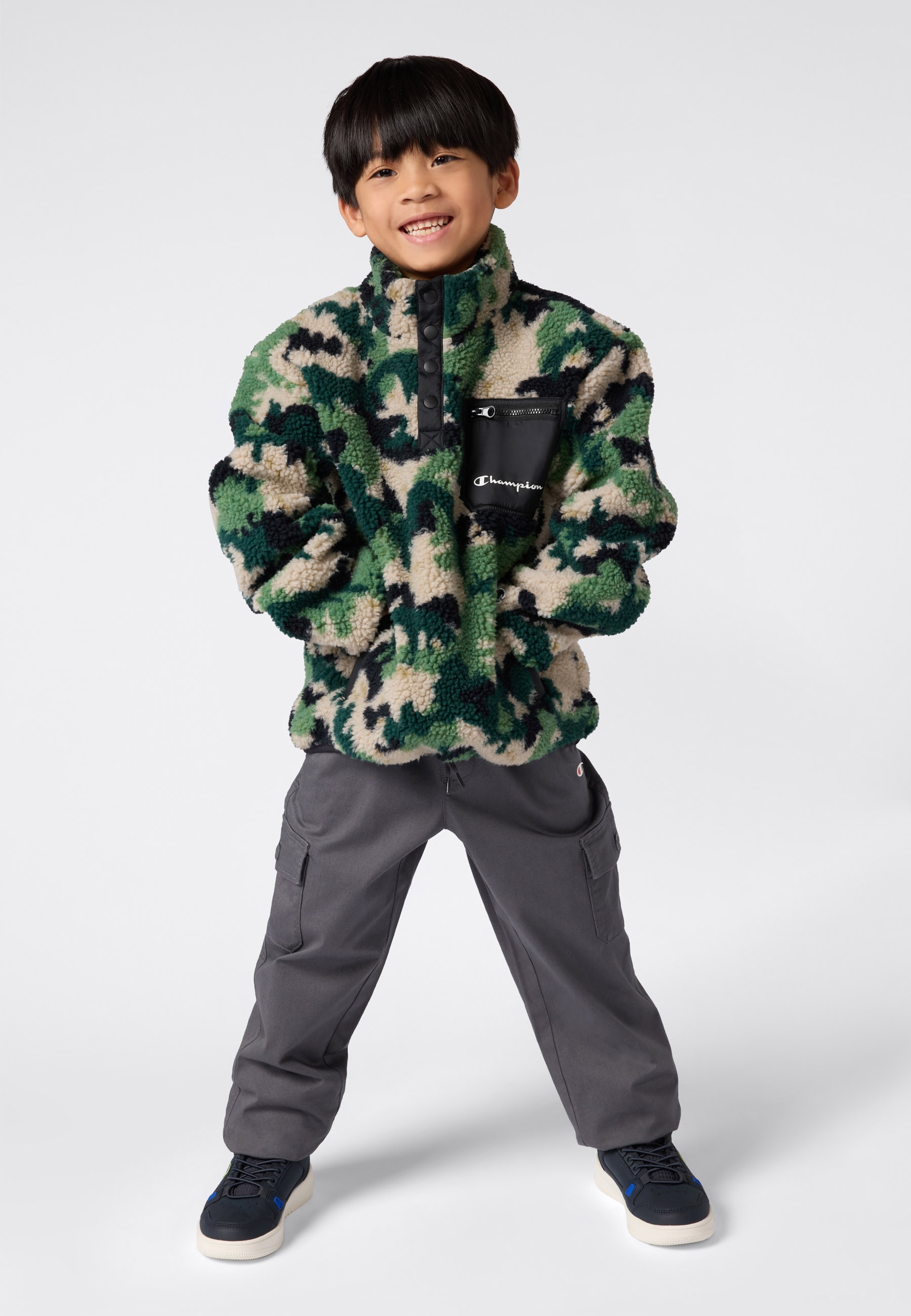 Champion Pull en maille polaire »Polar Half Zip Top« 1 cuis tlg.