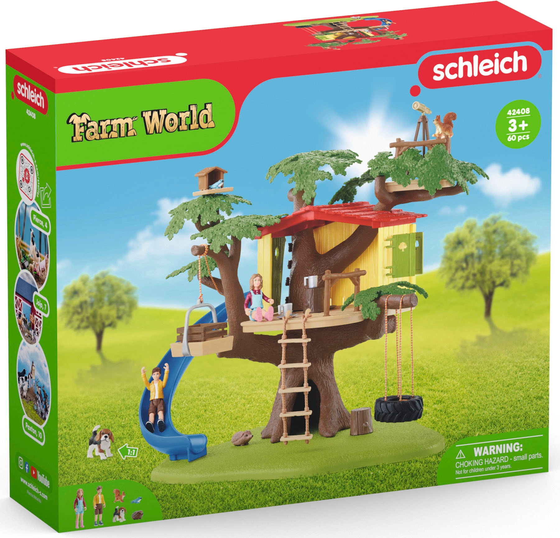 Schleich® Spielwelt »FARM WORLD, Abenteuer Baumhaus (42408)« Made in Europe
