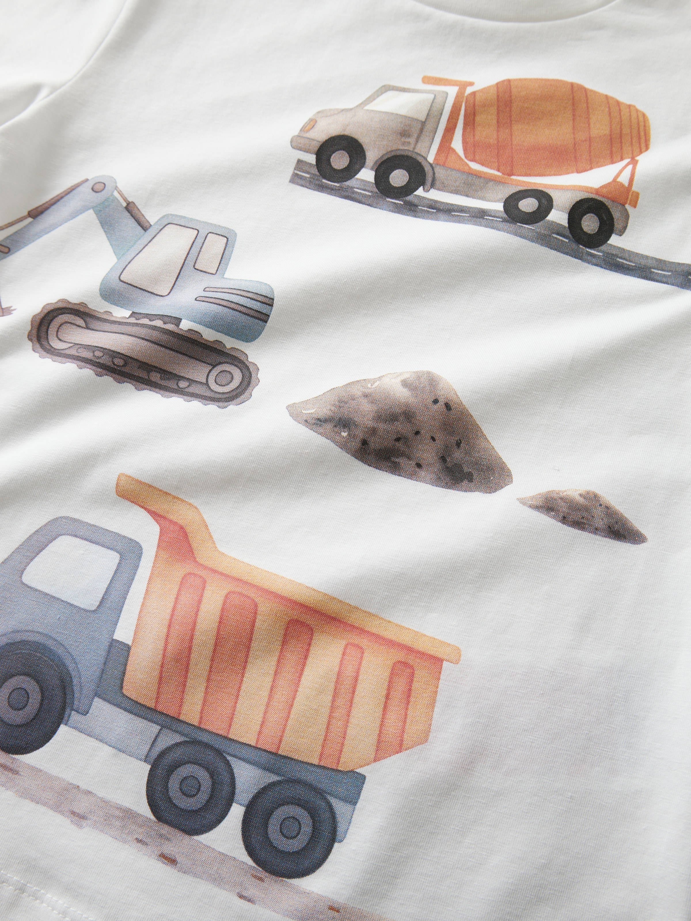 Name It T-shirt »NMMJAVOL SS NREG TOP« mélange coton, coupe régulière