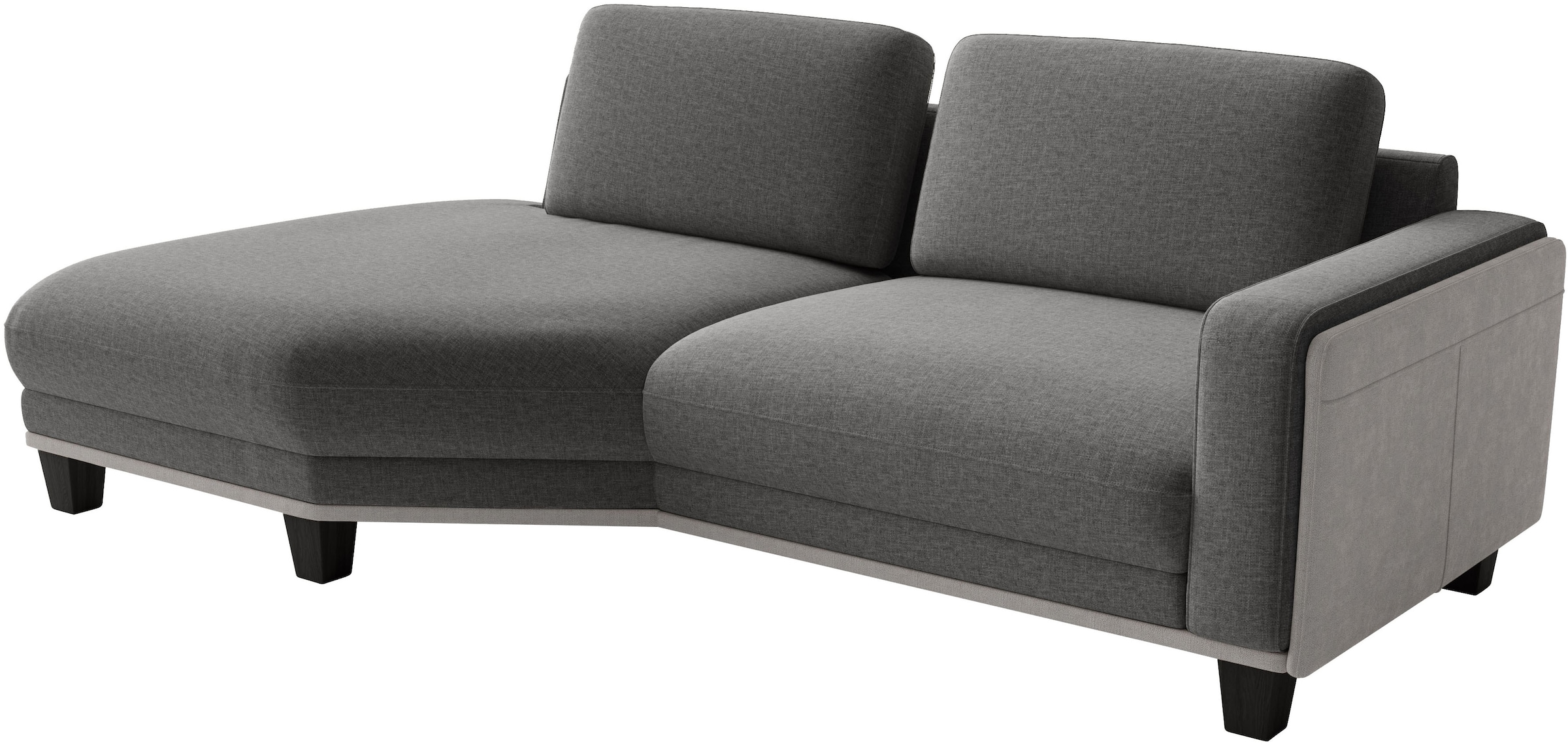 sit&more Ecksofa »Concept« Modernes Sofa in drei Fussfarben zur Auswahl