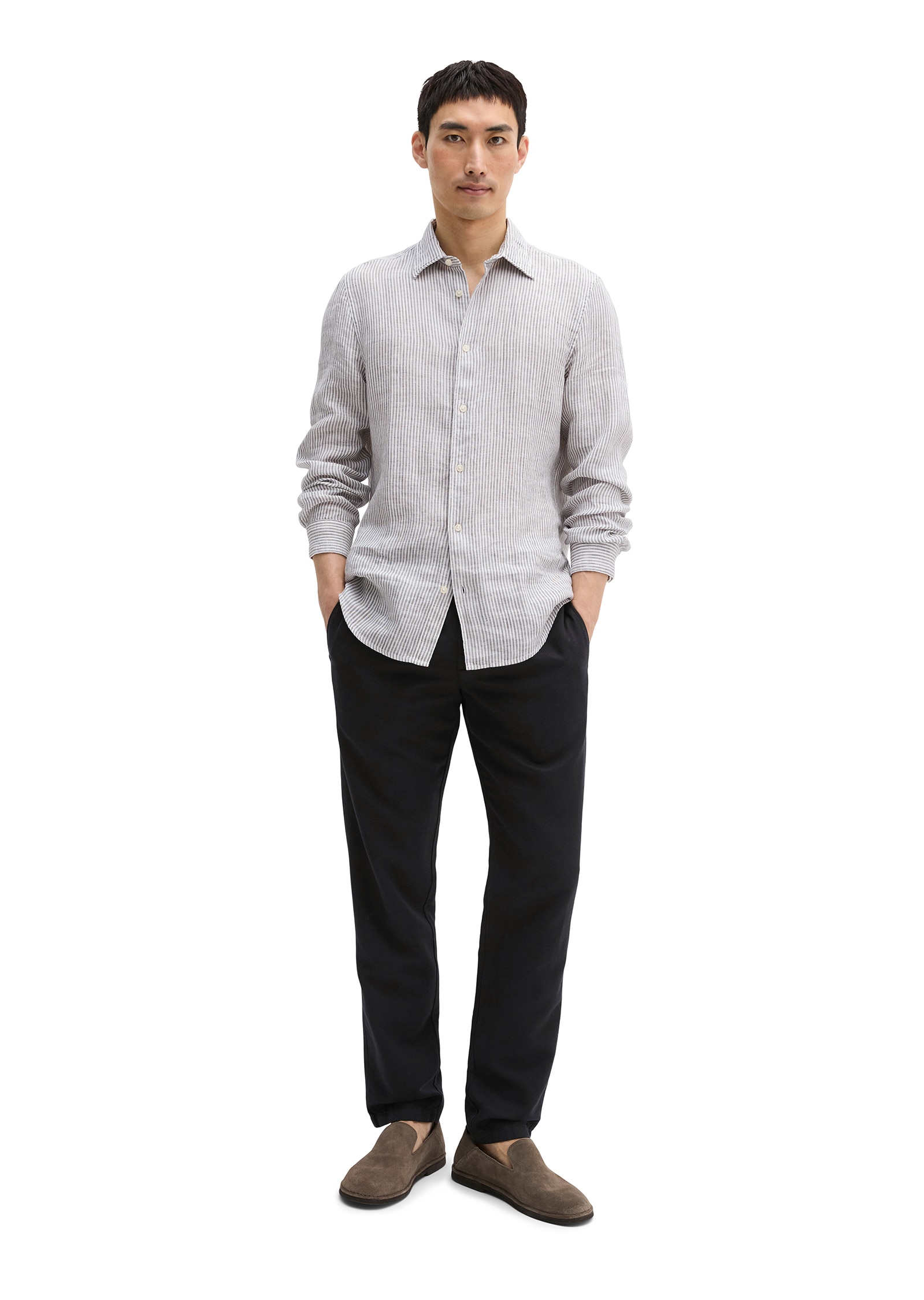 Marc O'Polo Chemise en lin regular en lin de haute qualité