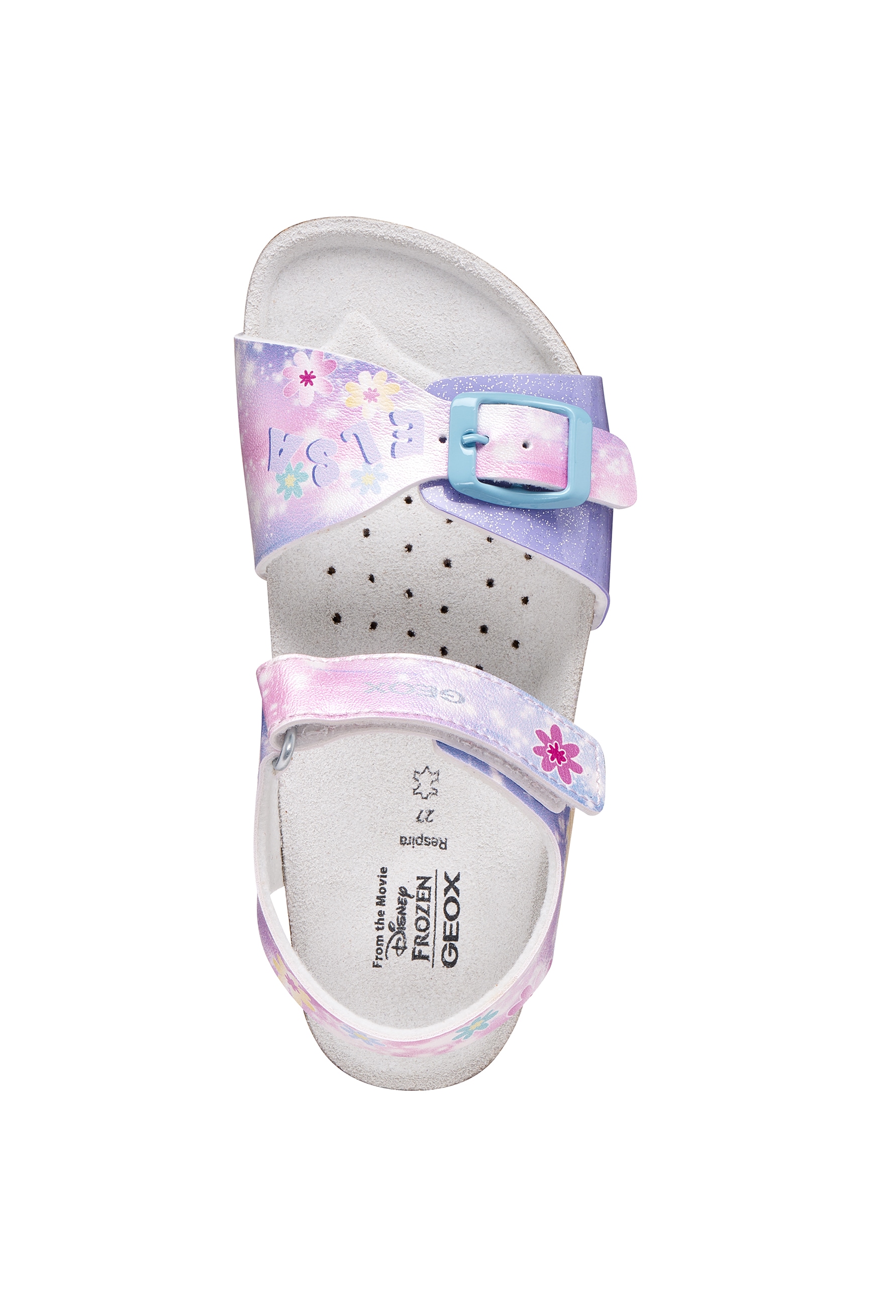 Geox Sandale »J ADRIEL GIRL«  Sommerschuh mit Disney-Motiv, Grössenschablone zum Download