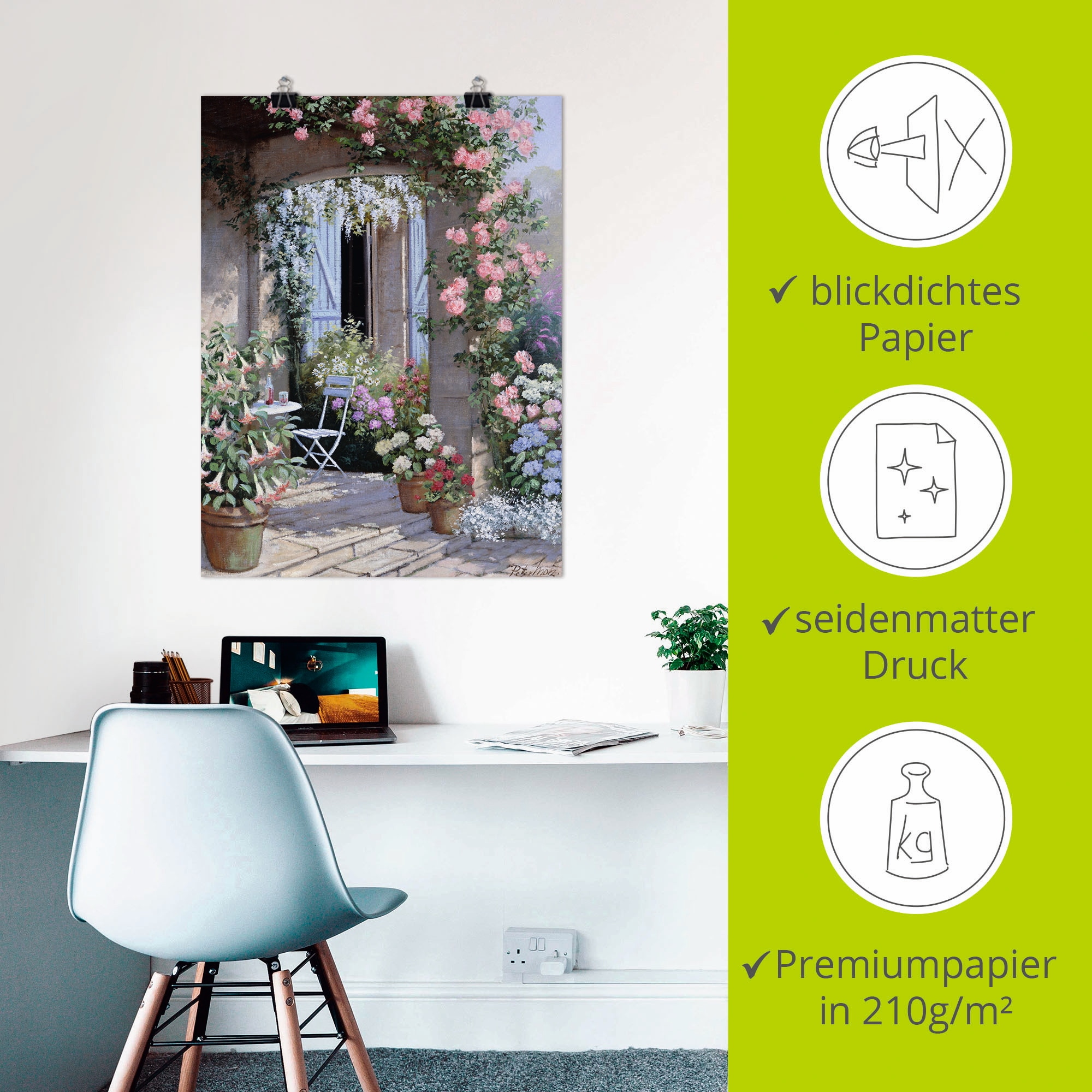 Artland Wandbild »Blumenangebot« Garten 1 Stk. tlg. als Leinwandbild, Poster in verschied. Grössen