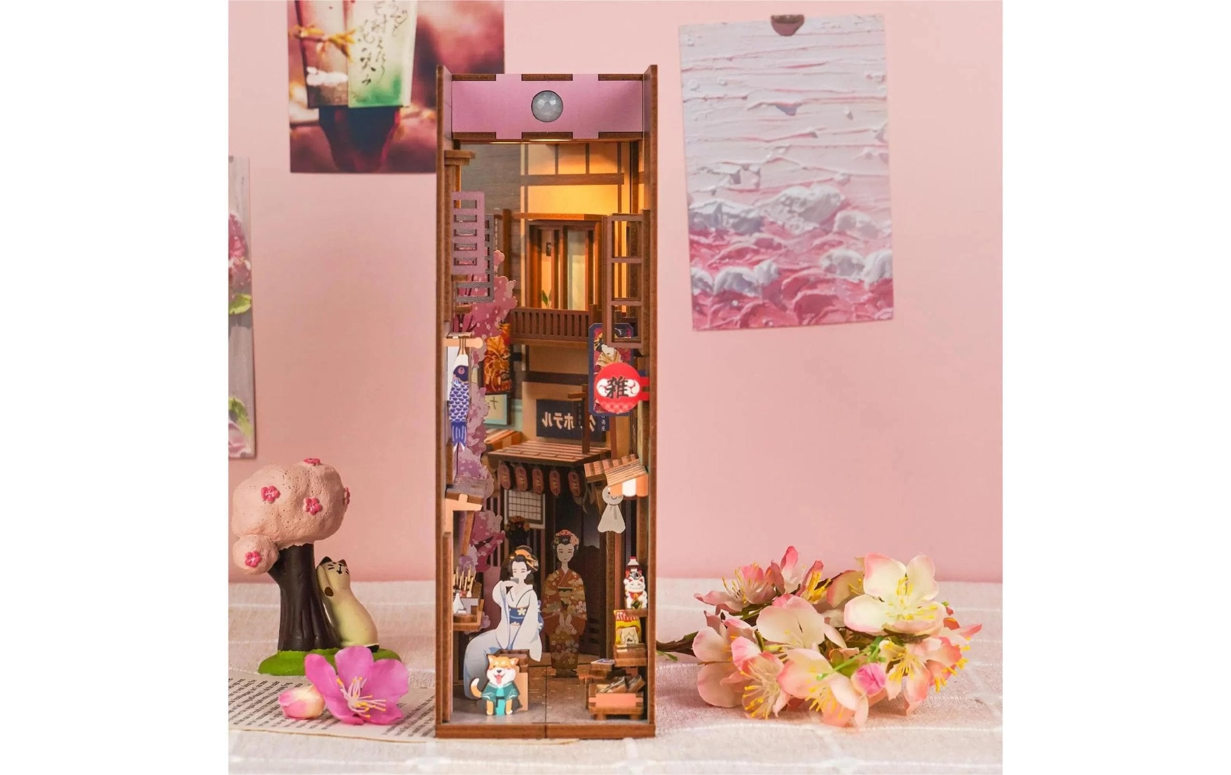   Modellbausatz »Tonecheer Book Nook Japanese Grocery Store« 134 Stk. tlg.