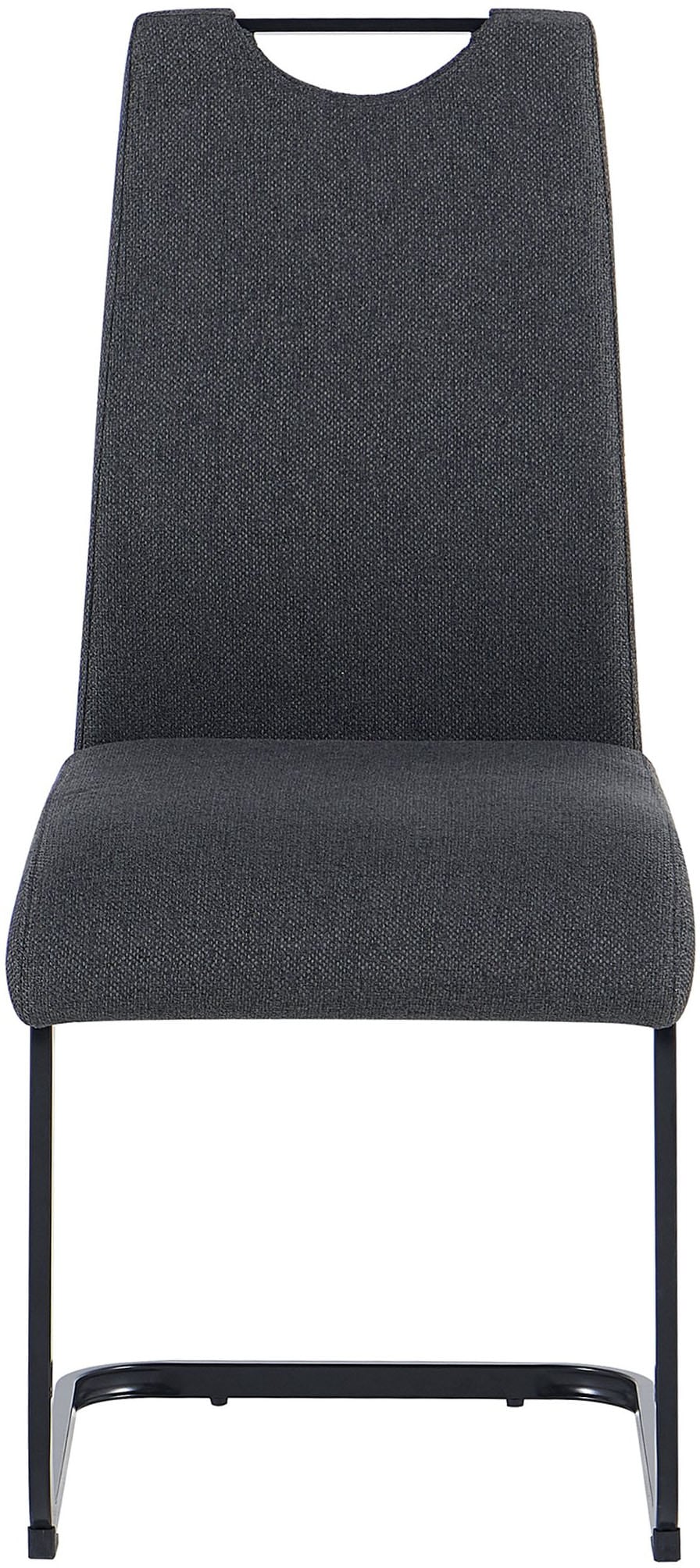 byLIVING Chaise cantilever »CAPRI« (Ensemble) 2 cuisWebstoff, bis 110 kg, Schaumstoff, Schwingstuhlgestell, mit Griff