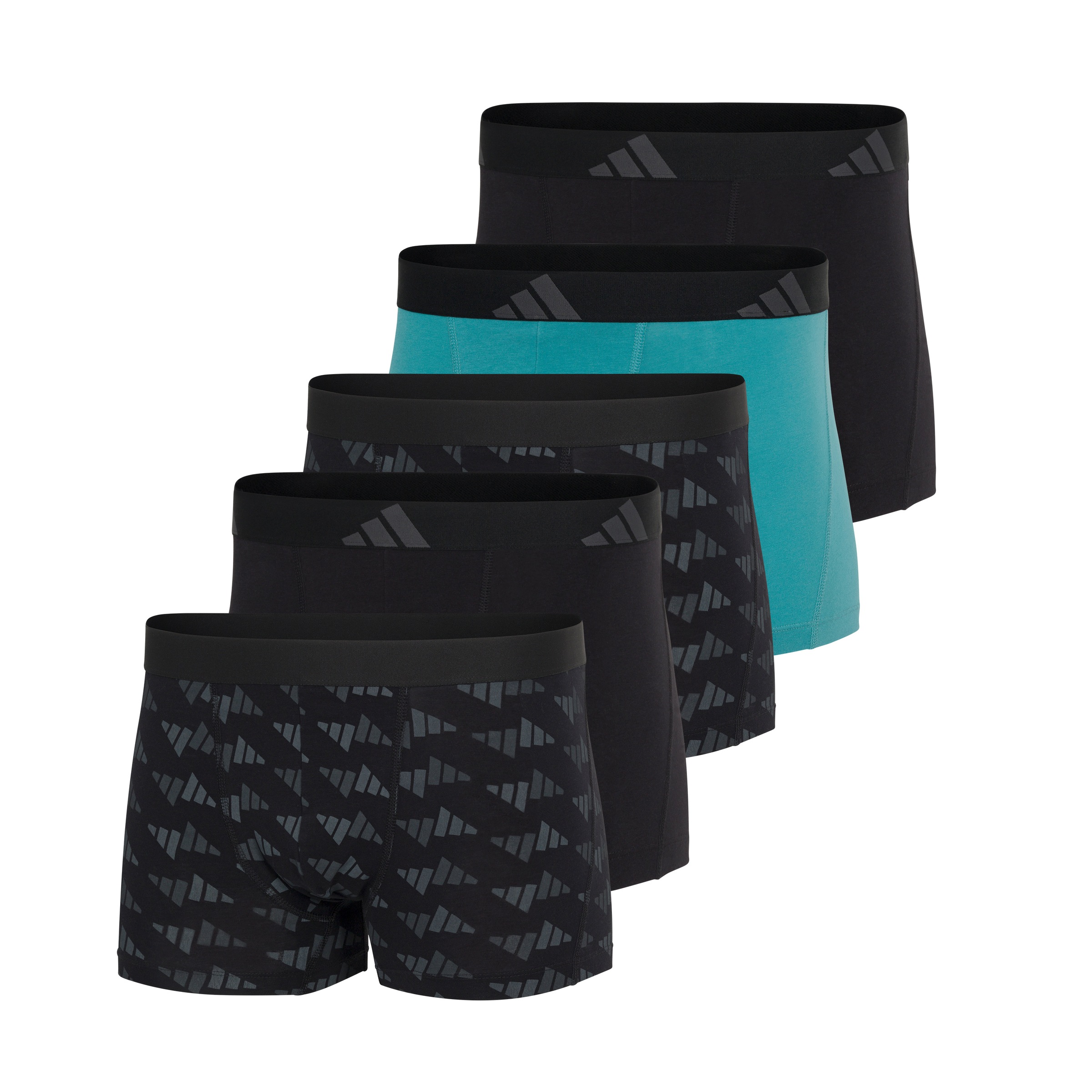 adidas Sportswear Trunk »Active Flex Cotton« 5er Pack,  Multipack, elastisch, Logo-Bund, ohne Eingriff