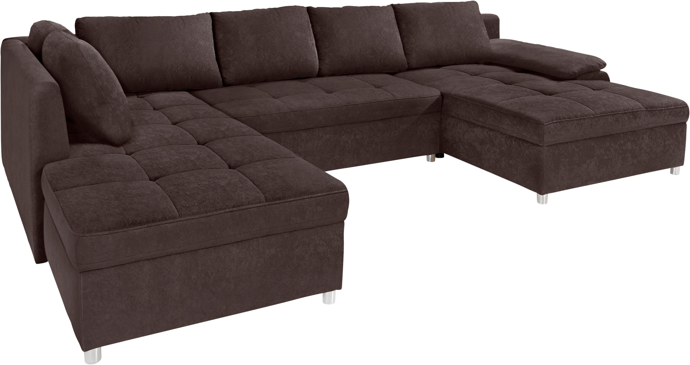 GOODproduct Wohnlandschaft »Labene U-Form« wahlweise mit Schlaffunktion und Bettkasten