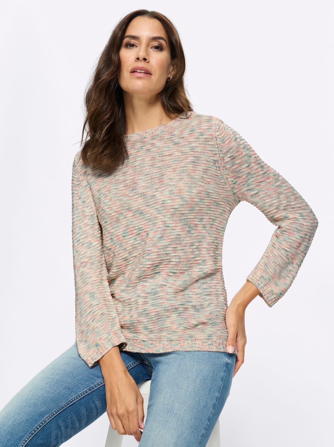 Inspirationen Pull en tricot »Rundhals-Pullover«