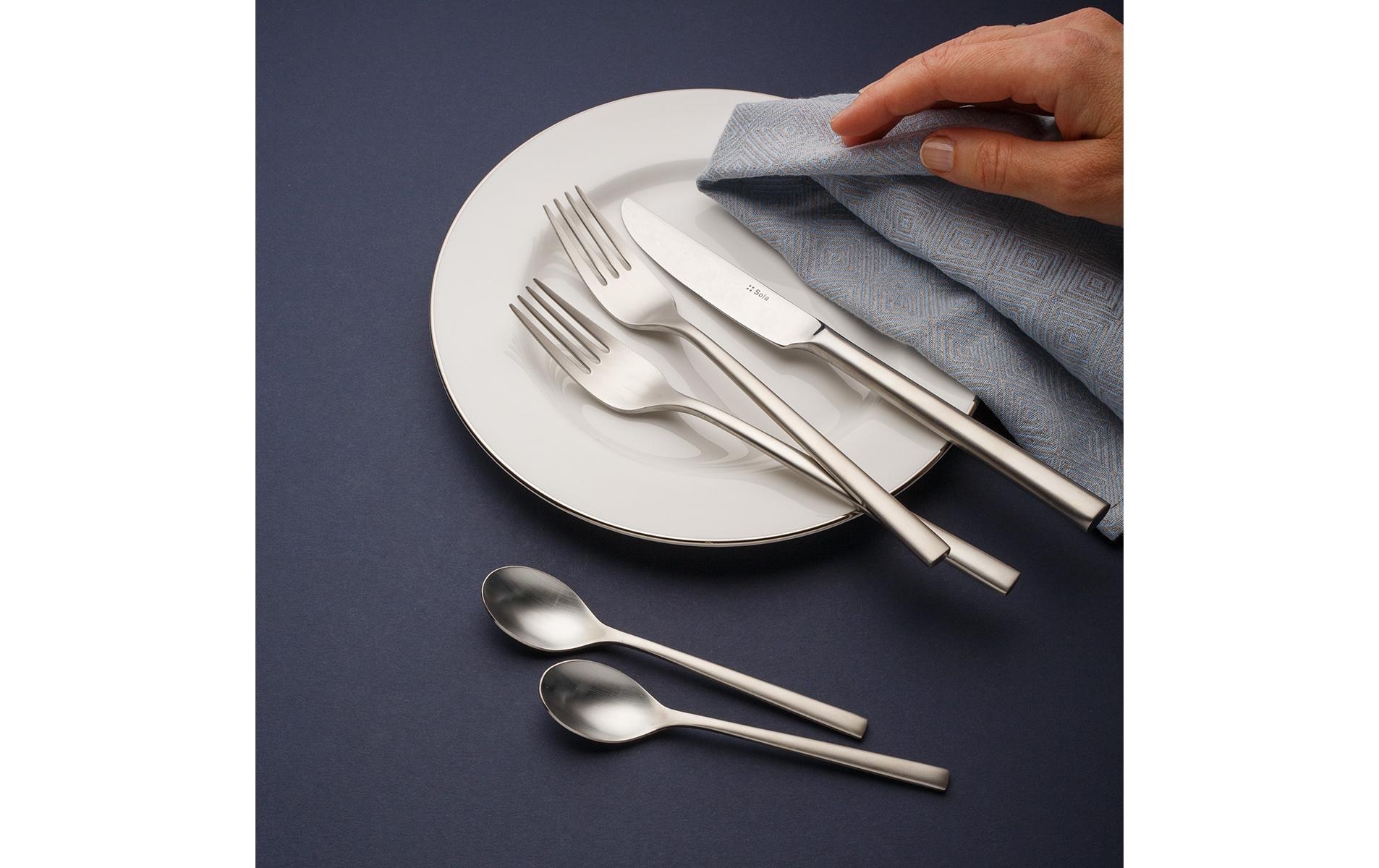 Sola Besteck-Set »Living, matt, 72-tlg.« Spülmaschinenfest