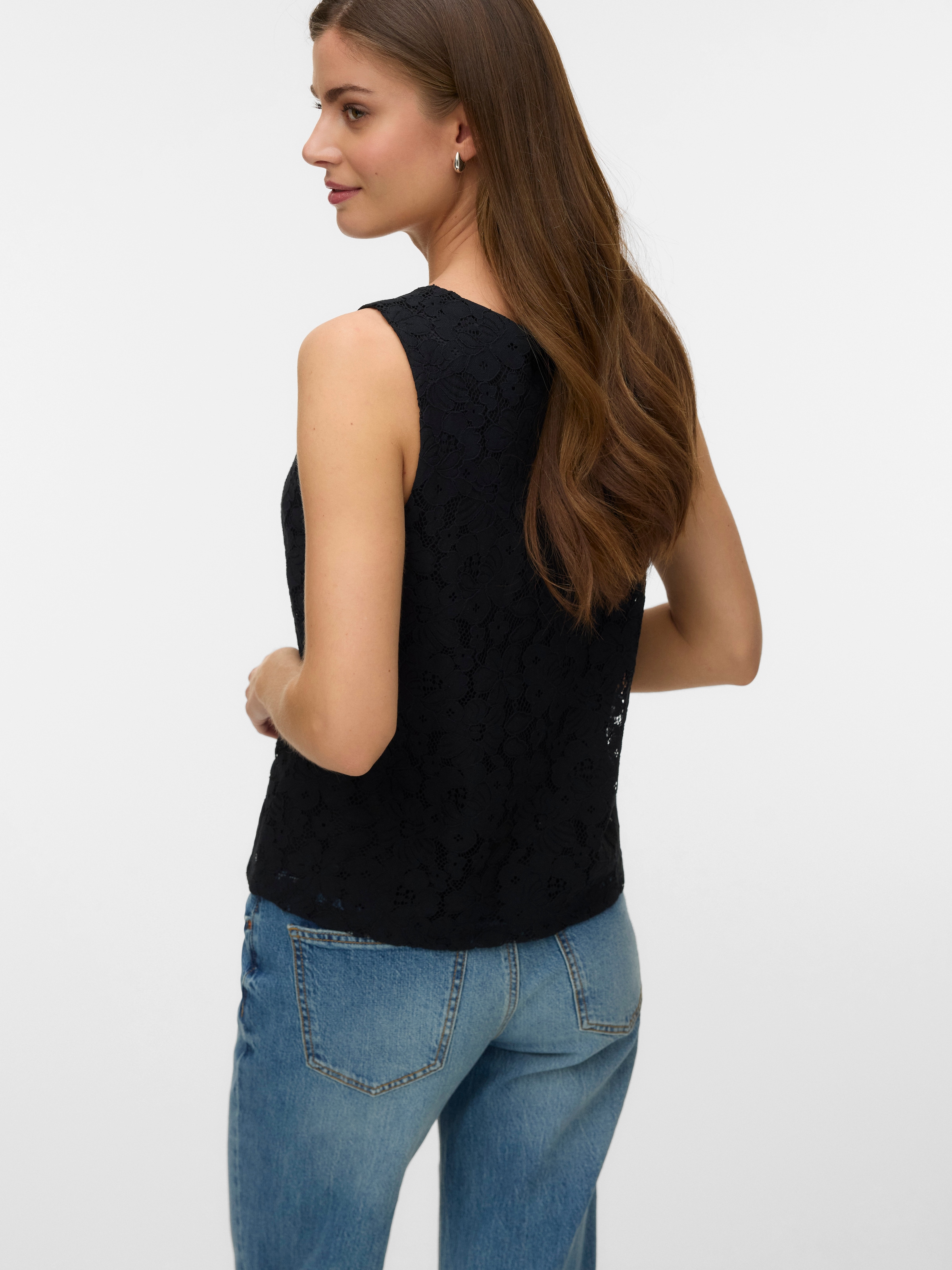 Vero Moda Top en dentelle »VMHONEY LACE SL V-NECK TOP WVN GA«