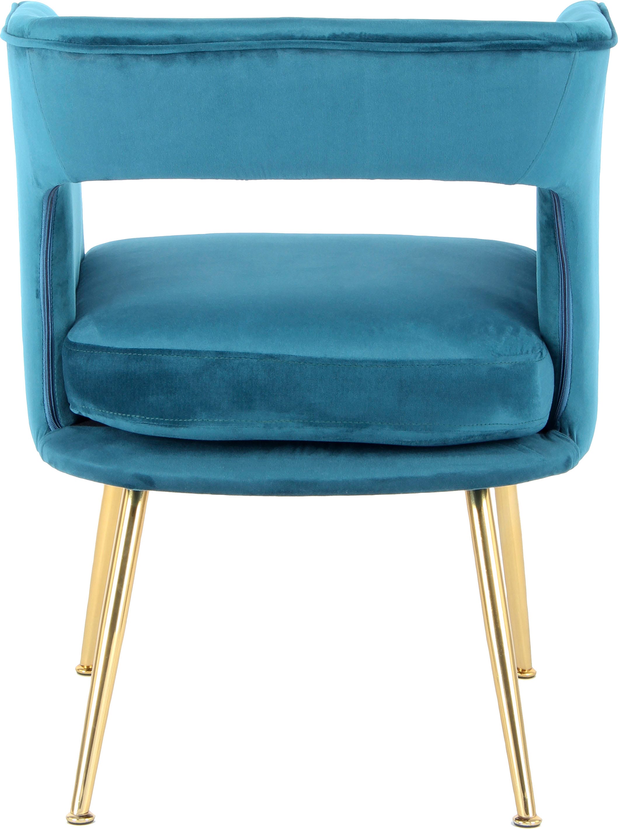 Kayoom Chaise rembourrée »Esszimmerstuhl, samtweiche Oberfläche« () 1 cuissamtweicher Bezug, Rückenlehne und Armlehnen abgerundet