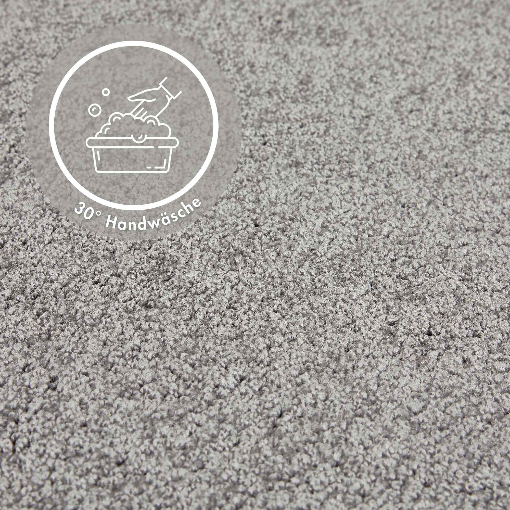 my home Tapis de sol »Emil, Made in Netherlands« Rectangulaire 6 mm Höhe Schmutzfangmatte, Uni Farben, rutschhemmend, waschbar (Handwäsche)