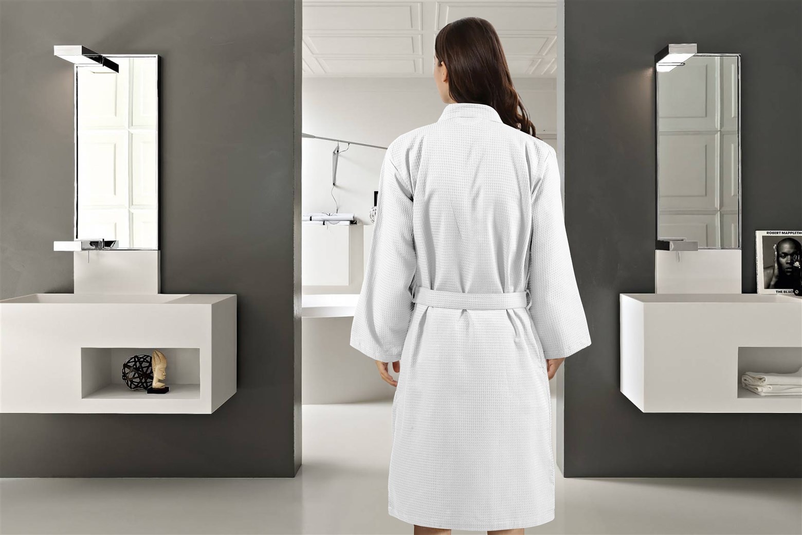 Kenda Sand Bademantel »Carla 125«, 1 Stk. bequem, Wohlfühlqualität, mit Gürtel