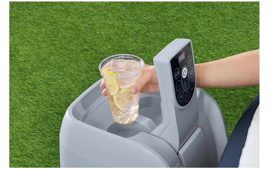 Bestway Whirlpool »Miami AirJet Ø 180« Aufblasbarer, energieeffizienter Whirlpool für vier Personen