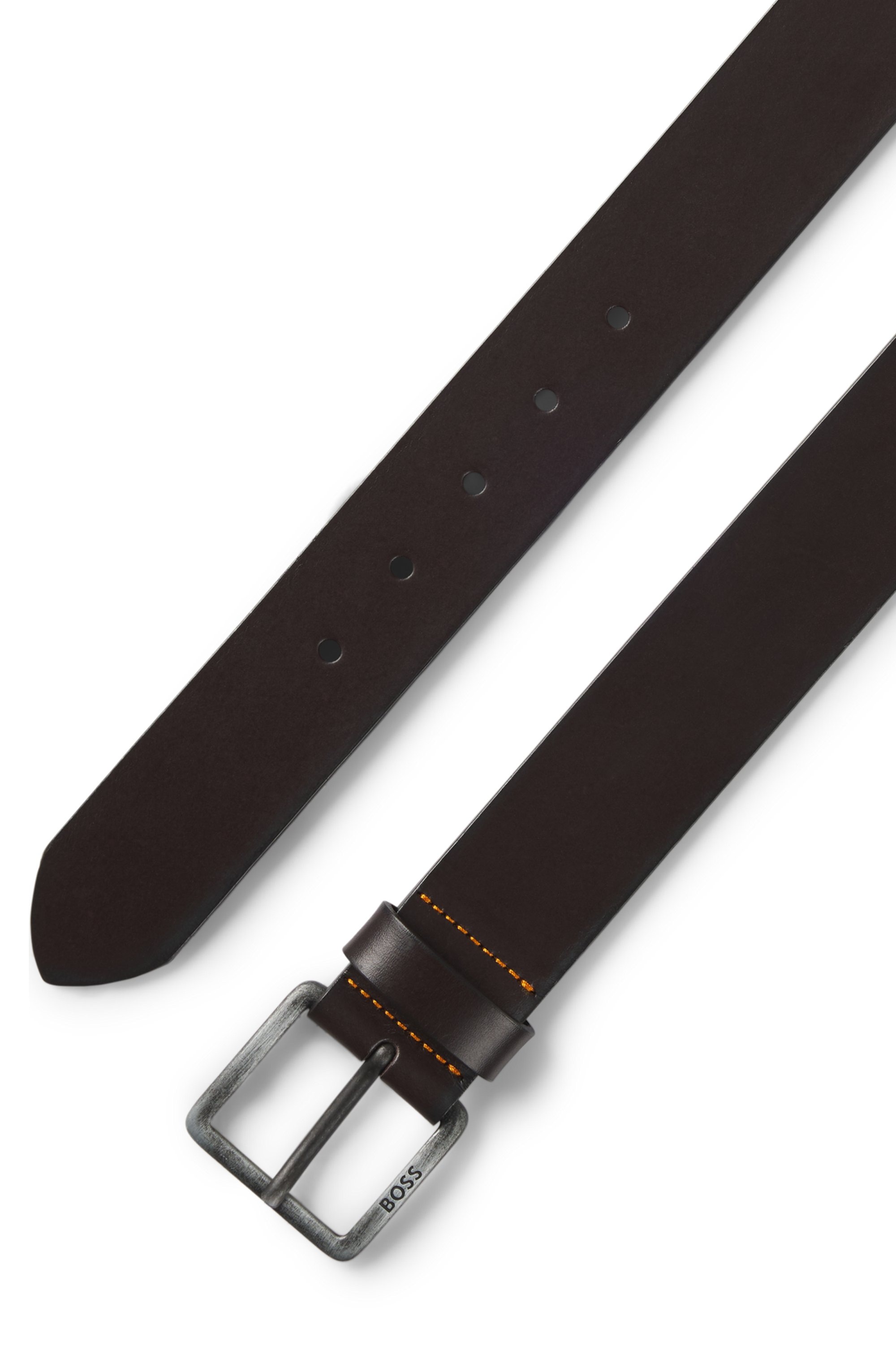 BOSS Ceinture en cuir »Jeeko_Sz40« mit matter Schliesse