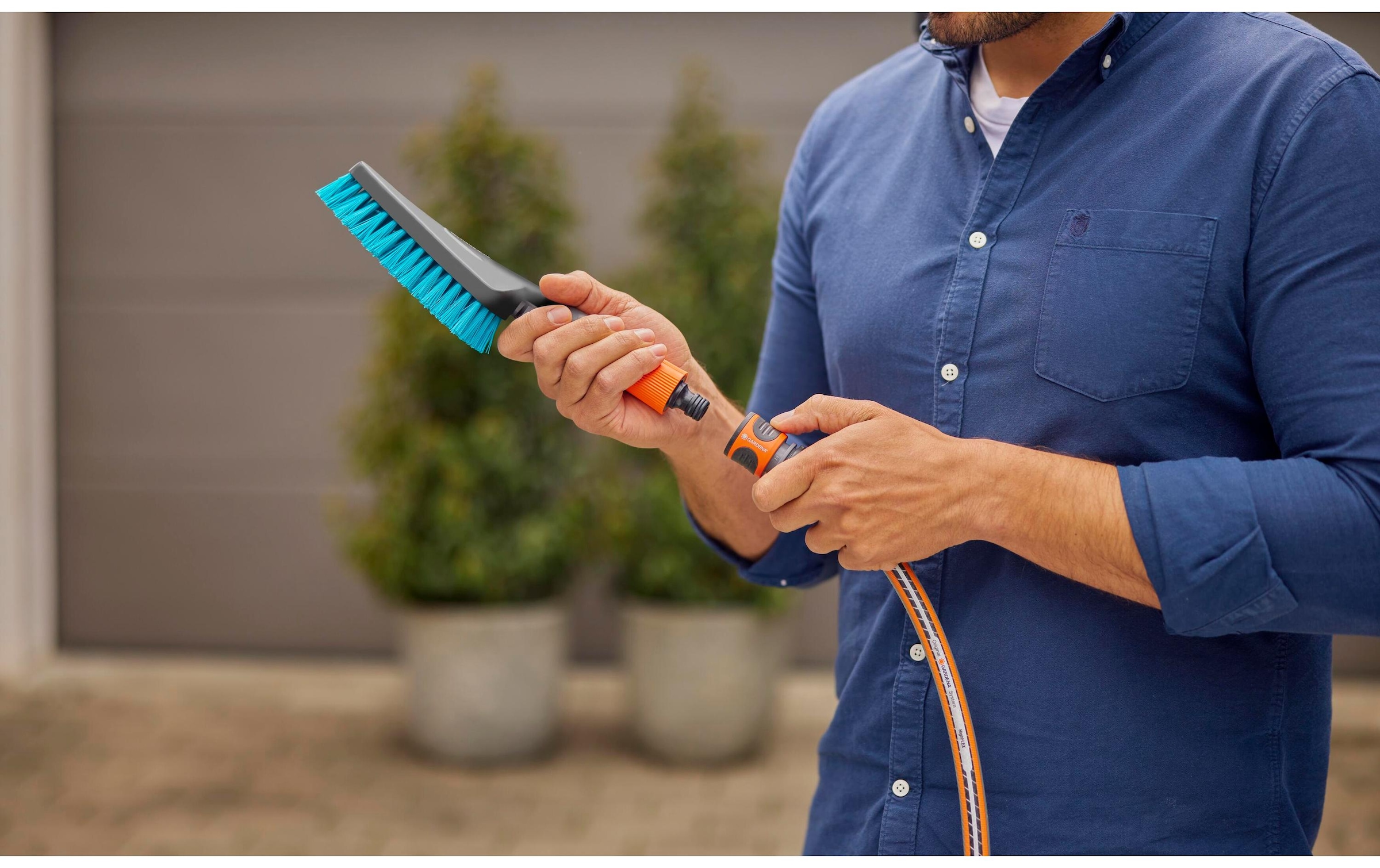 GARDENA Gartenpflege-Set »Handbürste S hard« ()