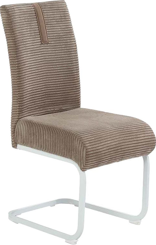 Jockenhöfer Gruppe Chaise cantilever »Kenny« (Ensemble) 2 cuisavec ressorts ensachés, tissu d’ameublement en velours côtelé