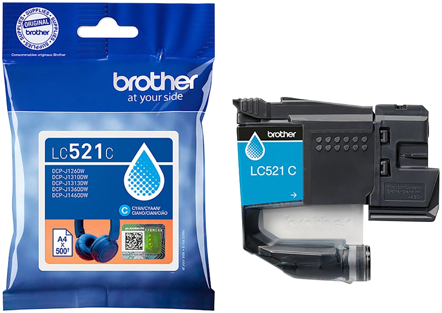 Brother Cartouche d'encre »LC521C«