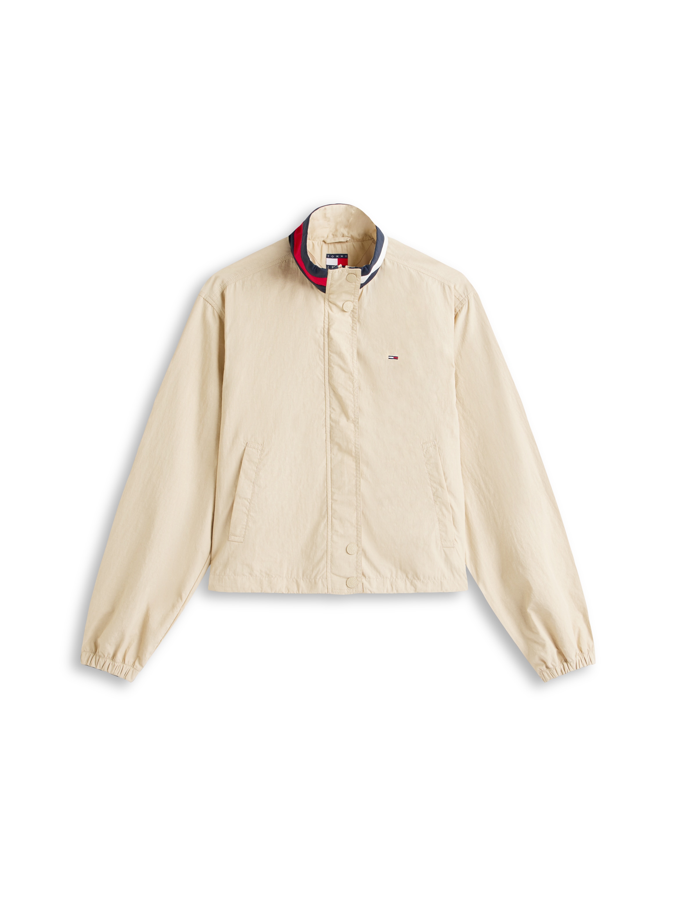 Tommy Jeans Outdoorjacke »TJW ESSENTIAL JACKET EXT« mit kontrastfarbenem Einsatz